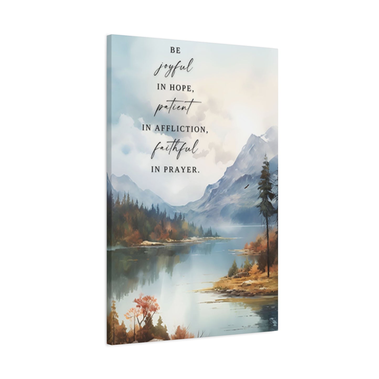 Mountain And Scripture Wall Art & Canvas Prints