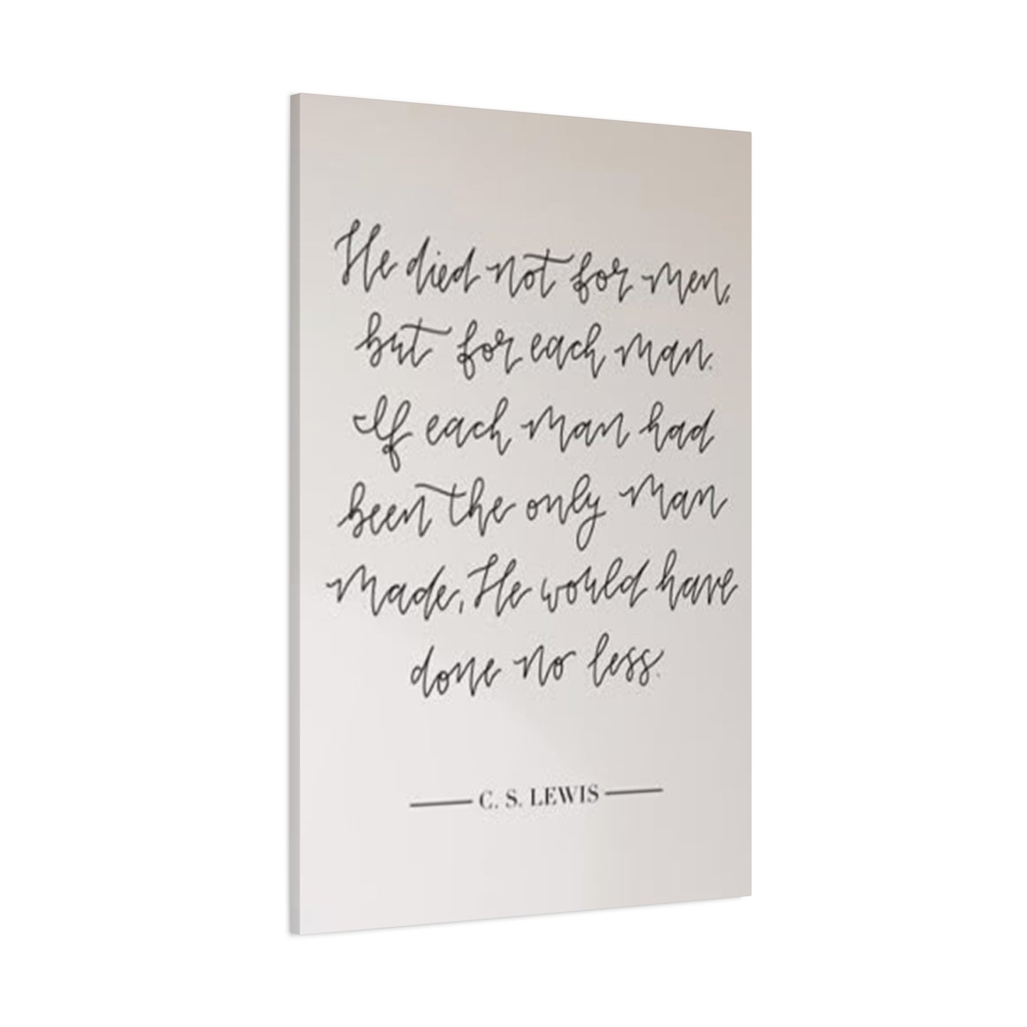 C. S. Lewis Quote Wall Art & Canvas Prints