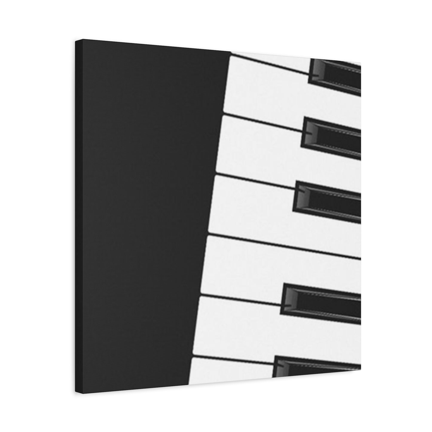 Black & White Piano keys Wall Art & Canvas Prints