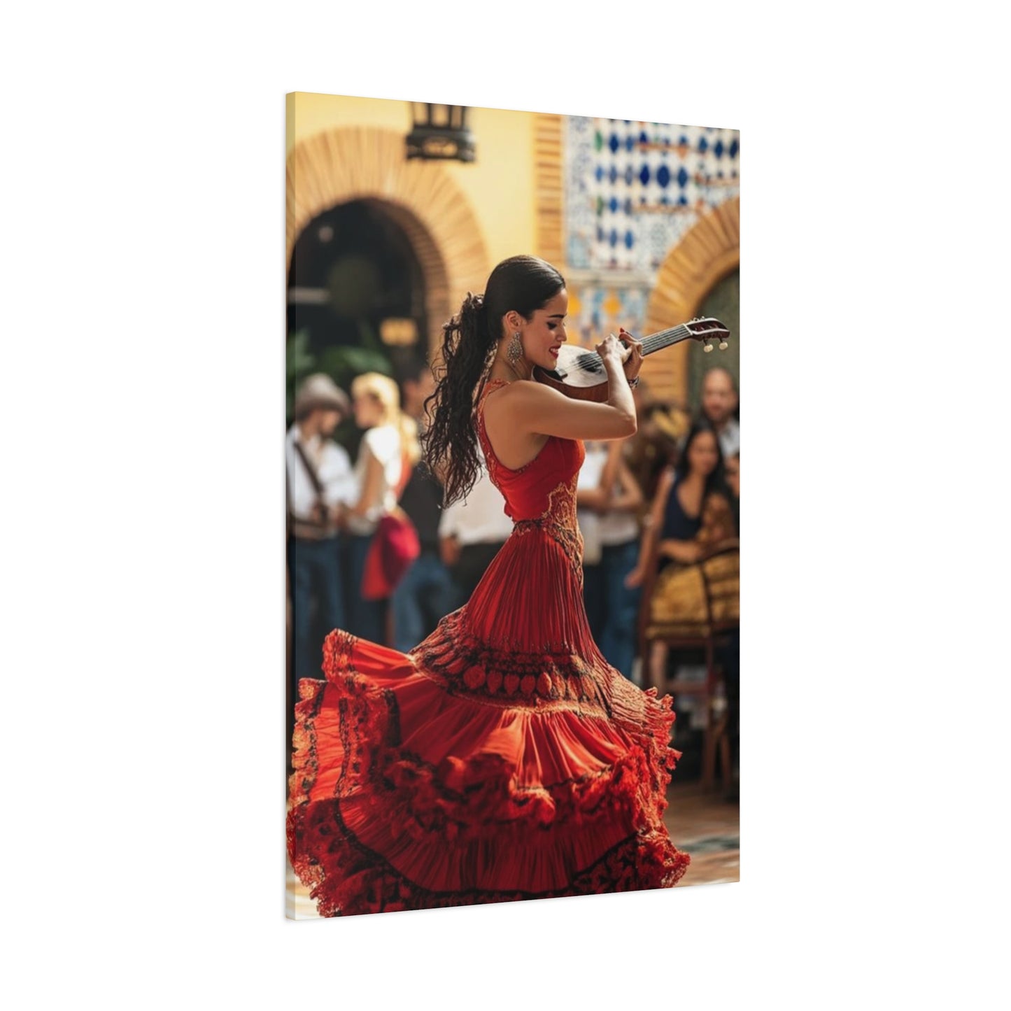 Spain Traditional Dance Wear Wall Art & Canvas Prints