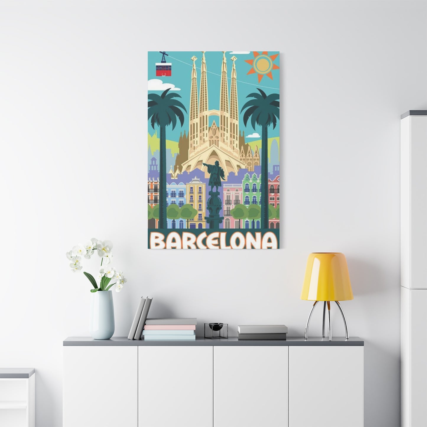 Barcelona City Of Spain Wall Art & Canvas Prints
