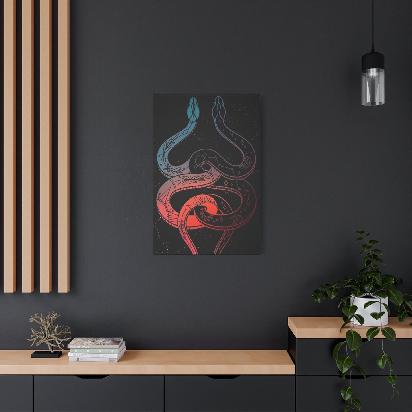 Two Snakes Poster Wall Art & Canvas Prints