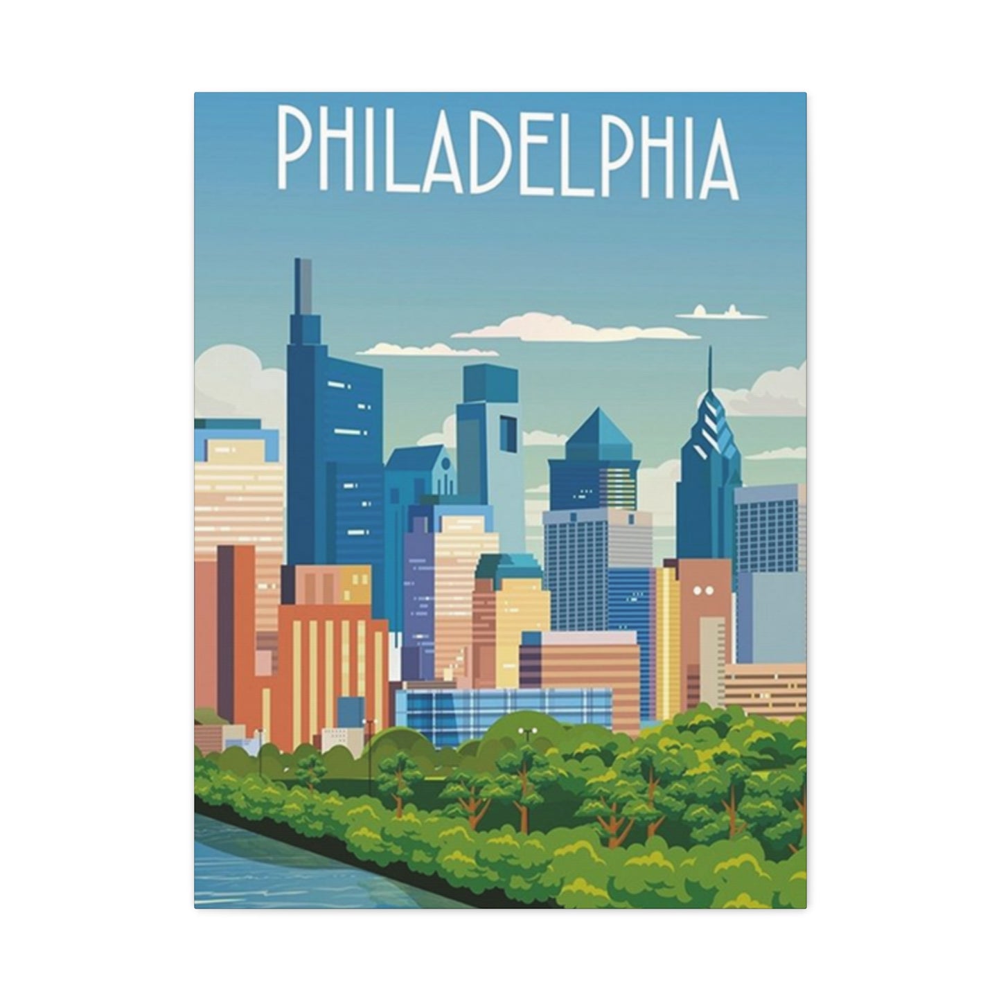 Cityscape Of Philadelphia Wall Art & Canvas Prints