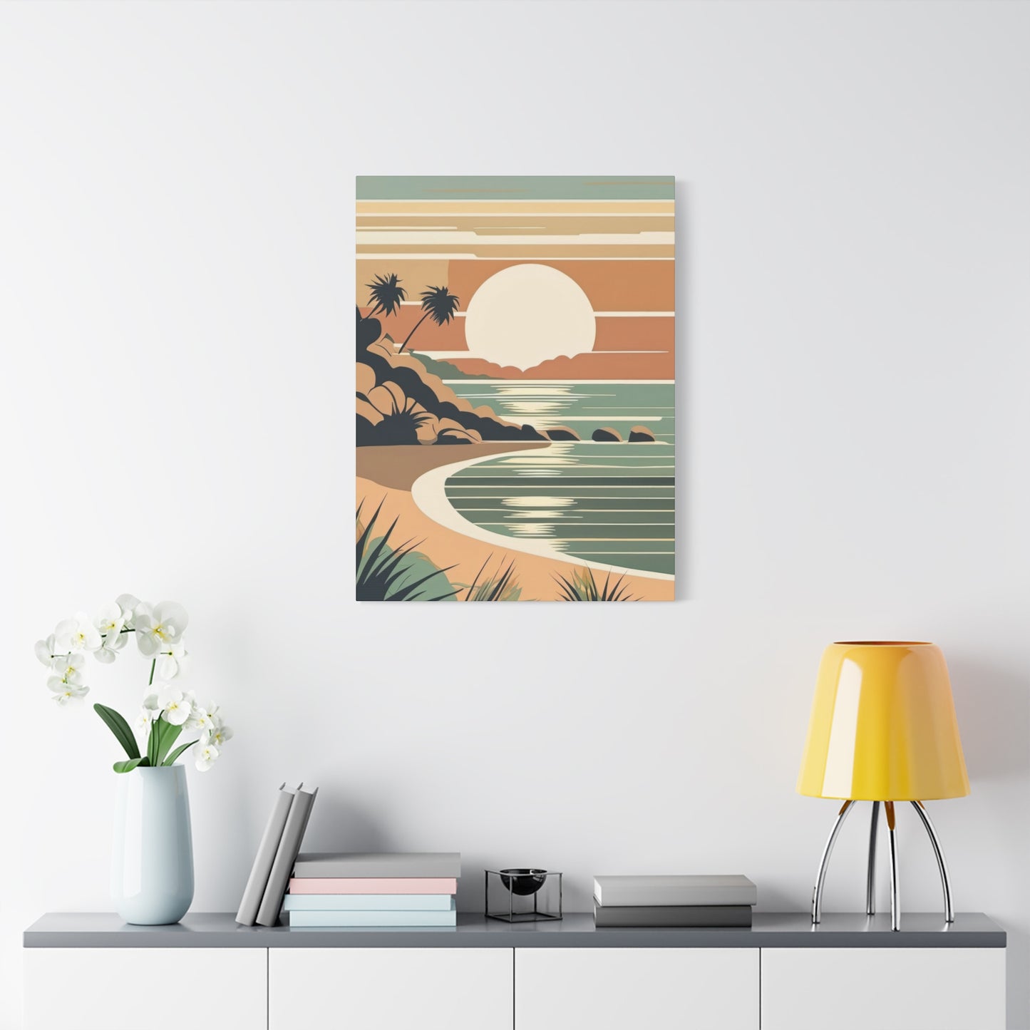 Sunset Landscape Earth Tones Wall Art & Canvas Prints