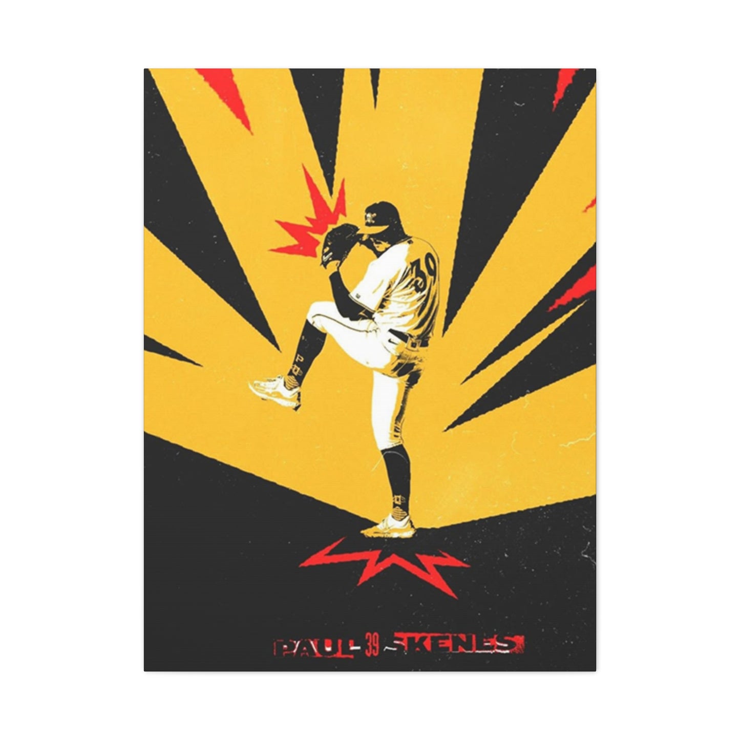 Baseball Game Play Poster Wall Art & Canvas Prints