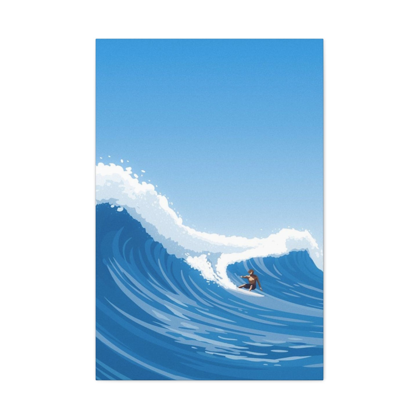 Large Abstract Surfing Wave Wall Art & Canvas Prints