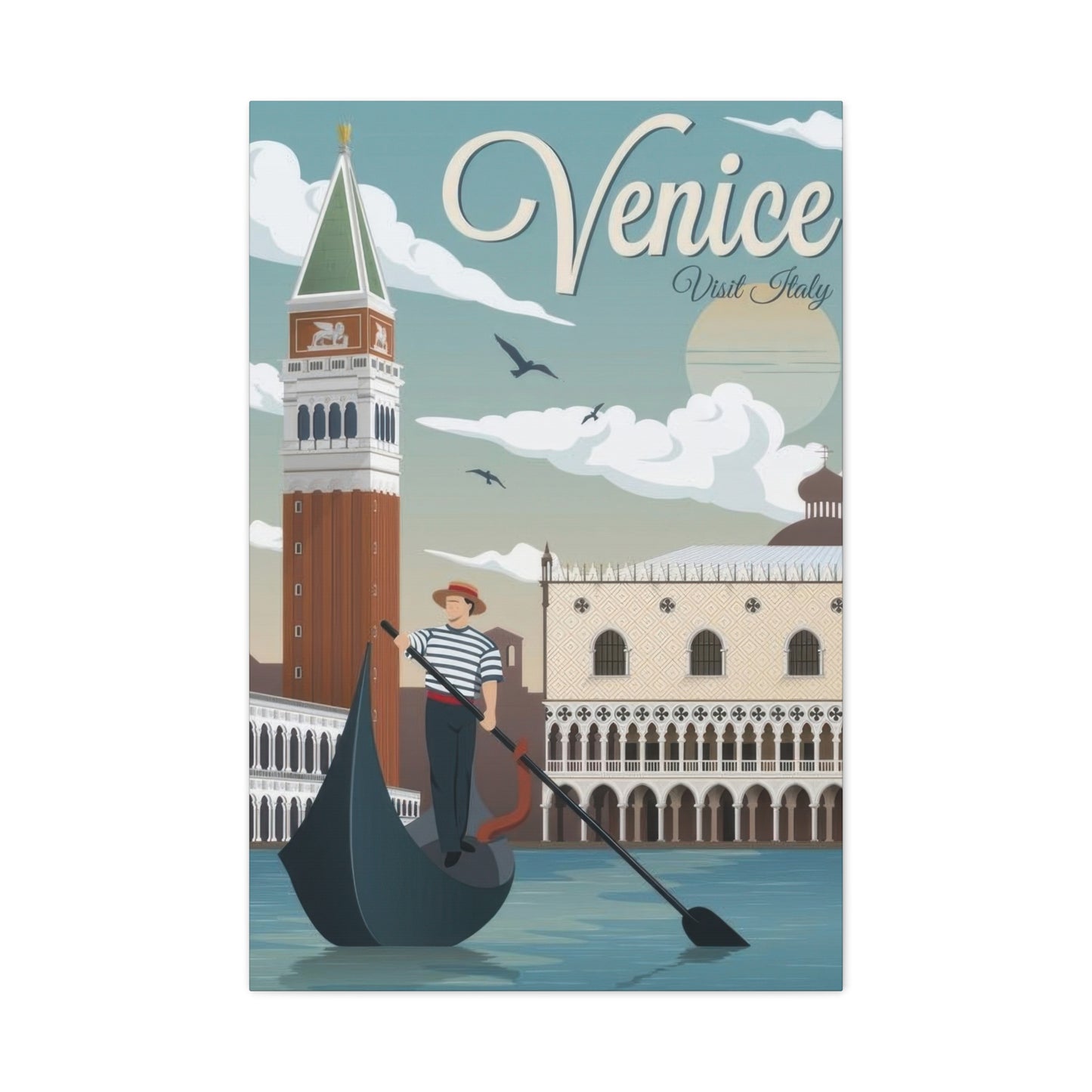 Visit Venice Travel Italy Wall Art & Canvas Prints