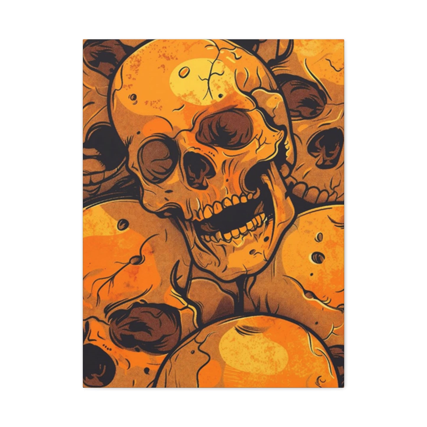 Yellow Skull Wall Art & Canvas Prints