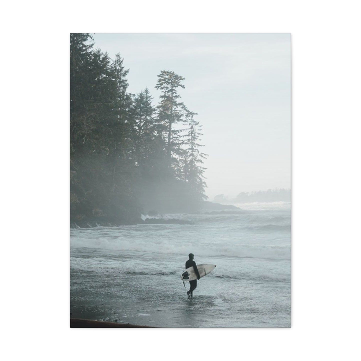 Black & White Surfing Poster Wall Art & Canvas Prints