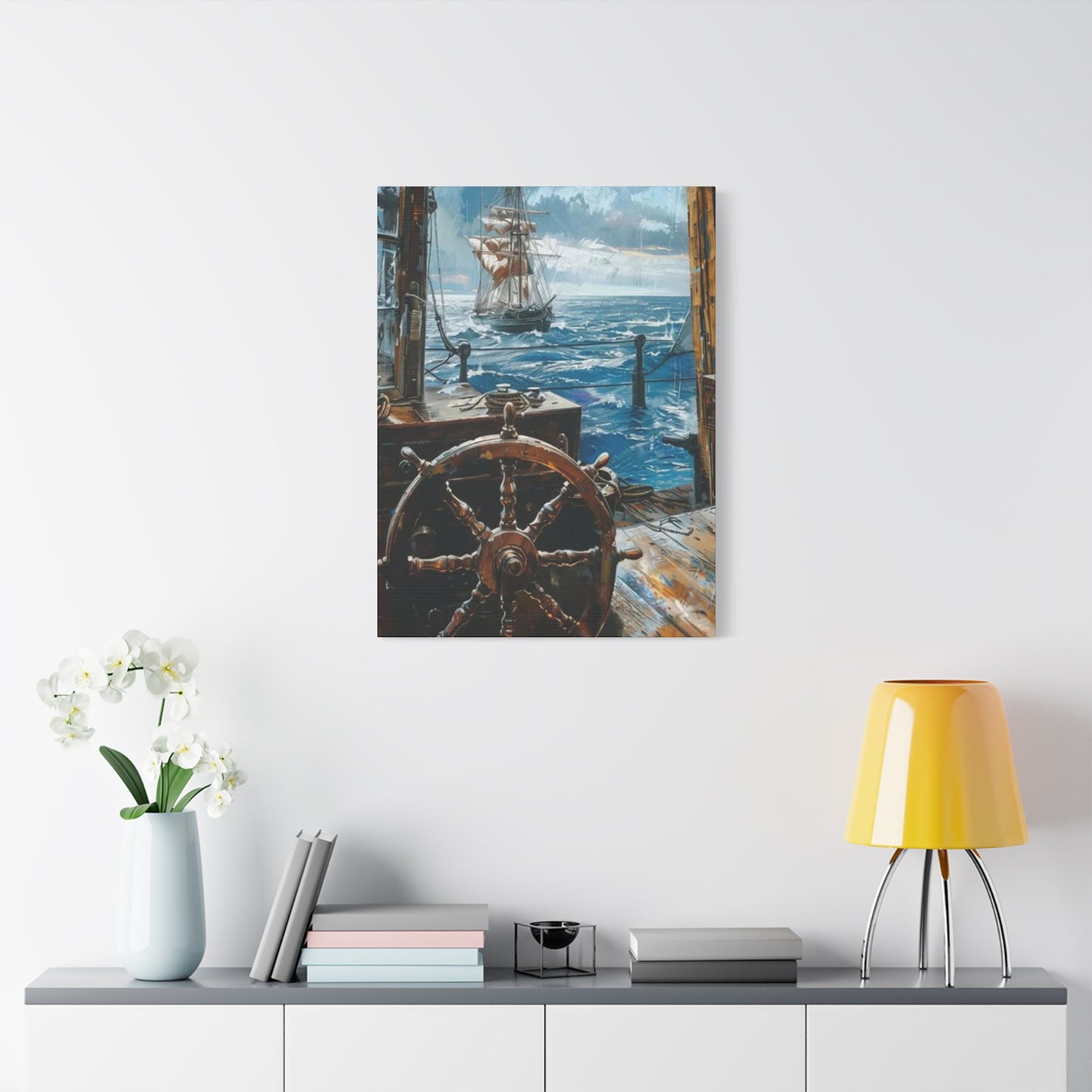 Ship Sailing POV Wall Art & Canvas Prints