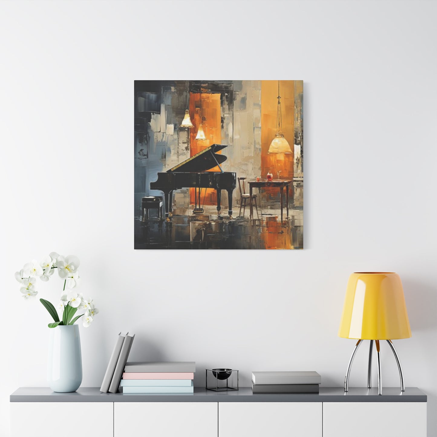 Big Piano Painting Wall Art & Canvas Prints