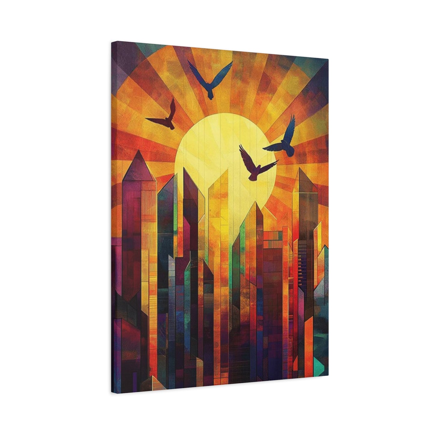 Abstract Sunrise Wall Art & Canvas Prints