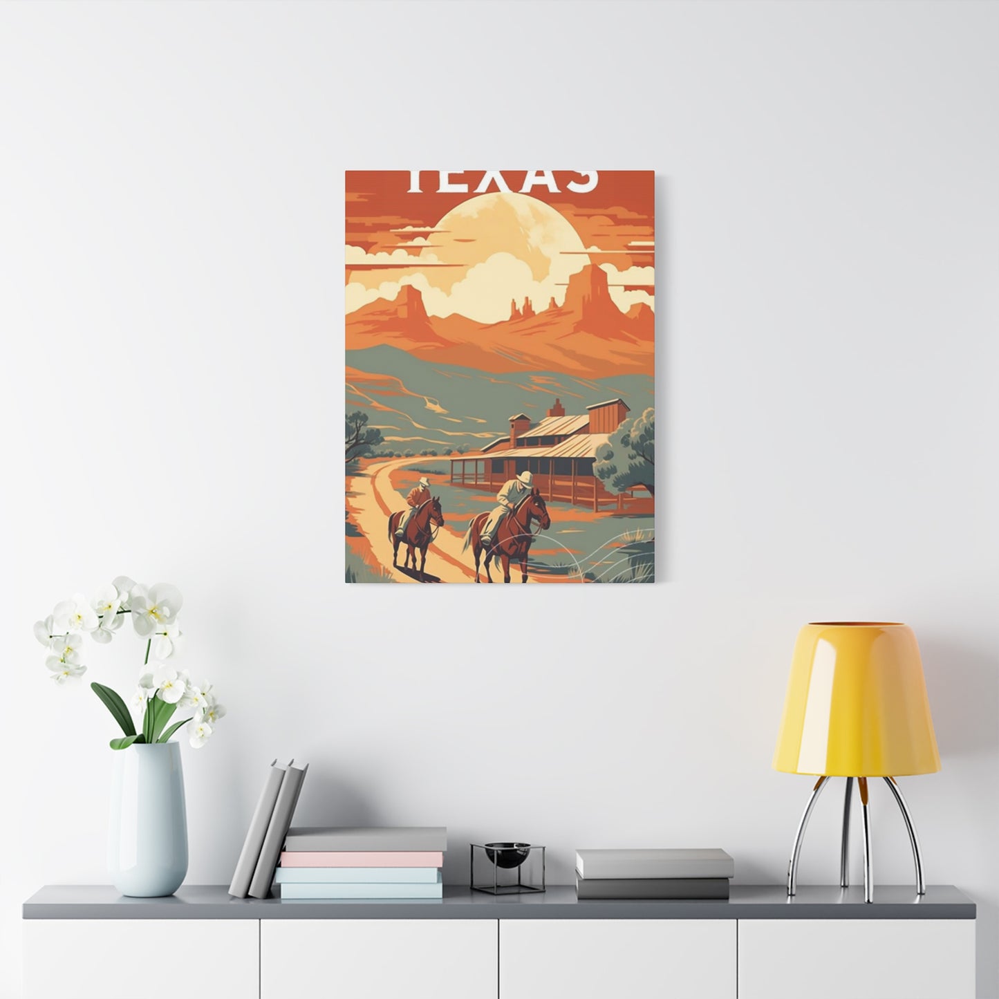 Sunset In Texas Poster Wall Art & Canvas Prints