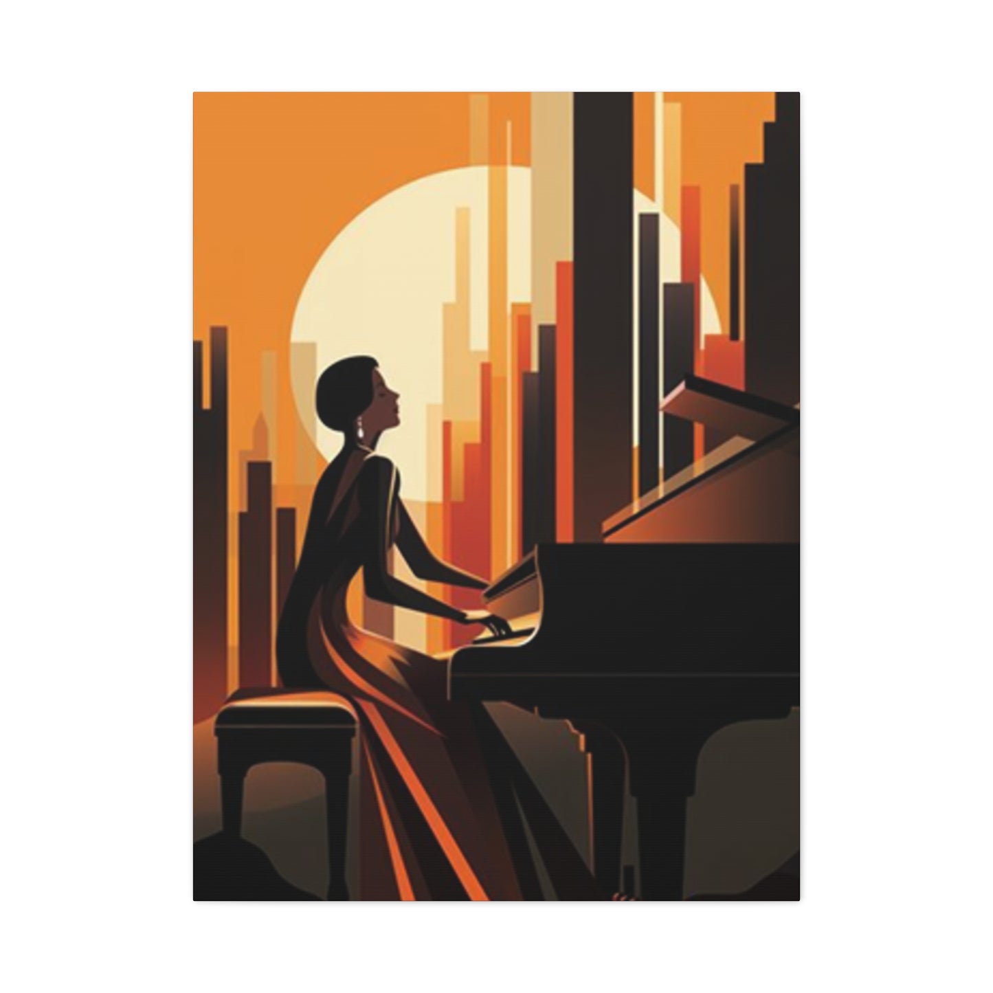 Women Playing Piano Wall Art & Canvas Prints