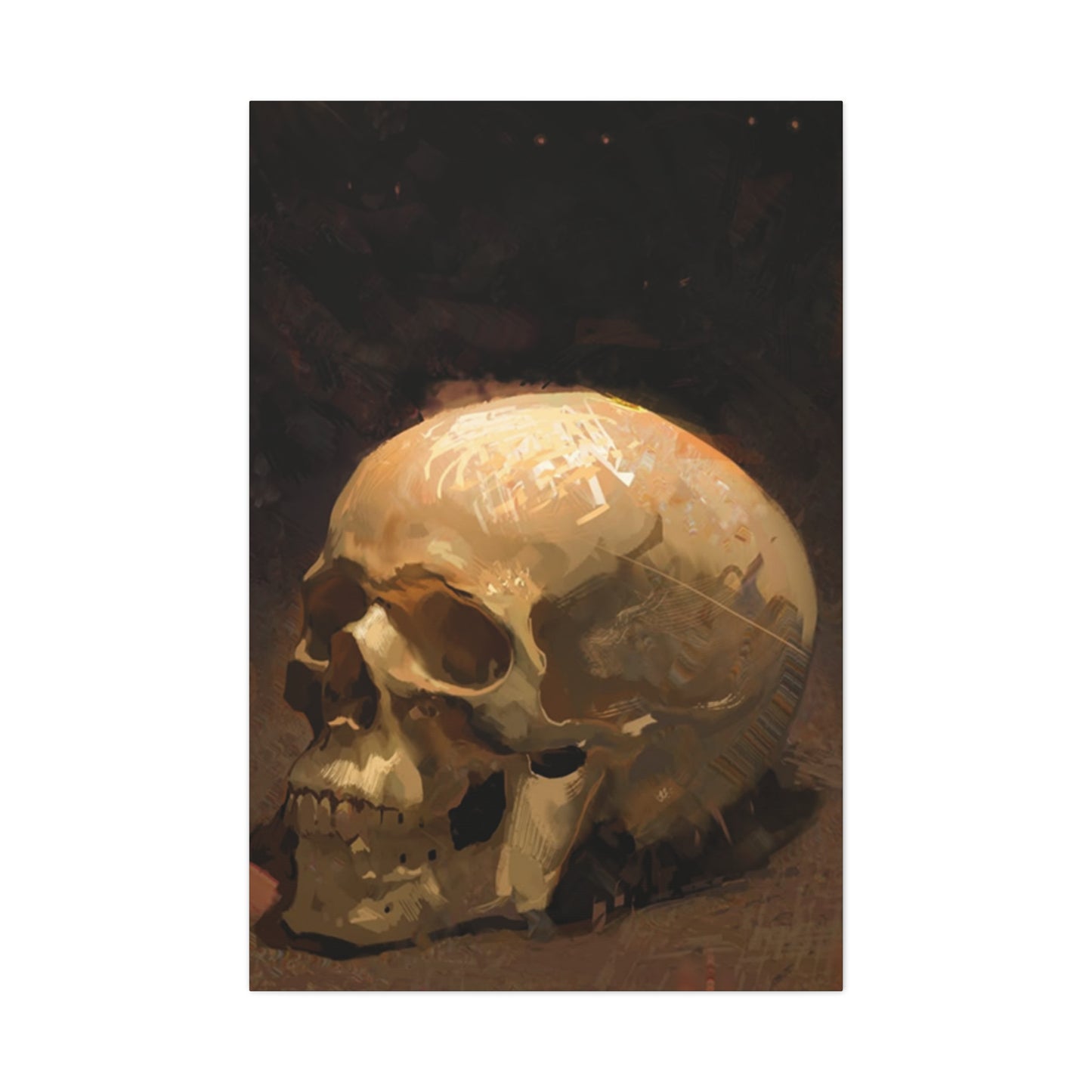 White Skull Poster Wall Art & Canvas Prints