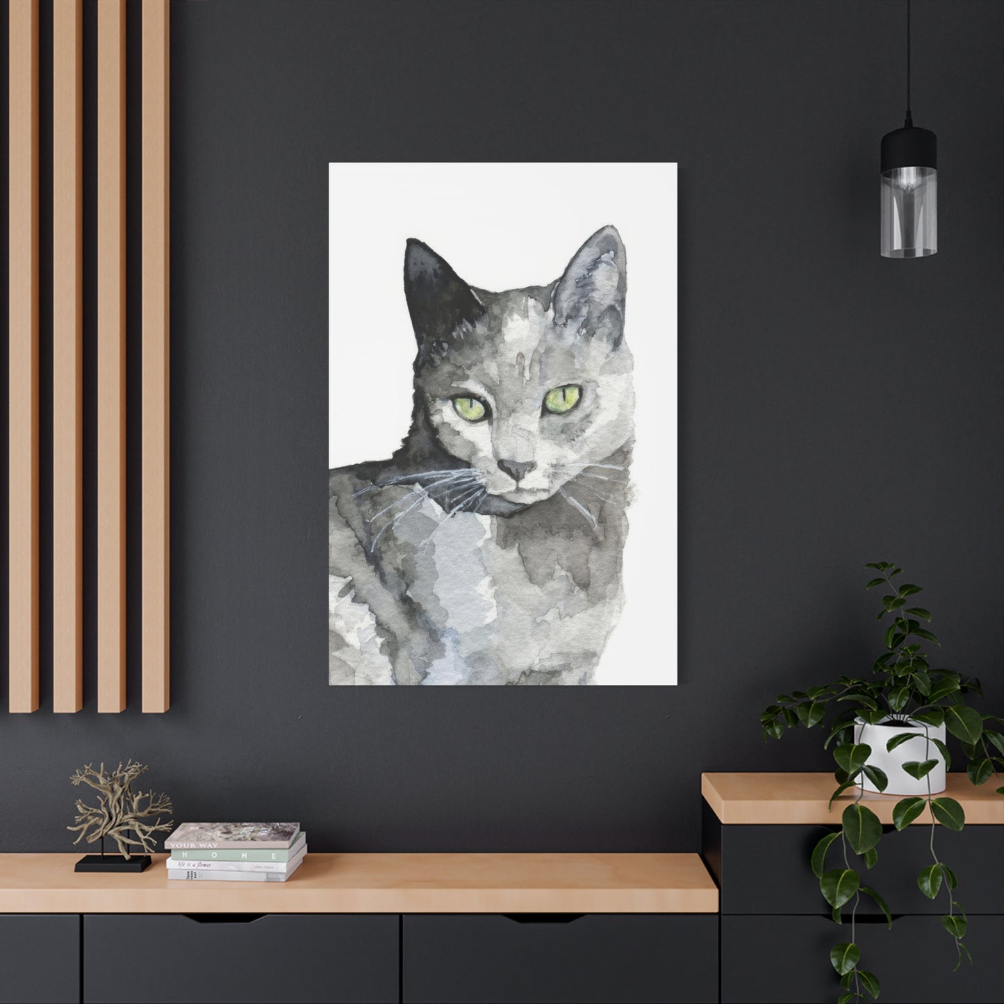 Cat Grey Wall Art & Canvas Prints