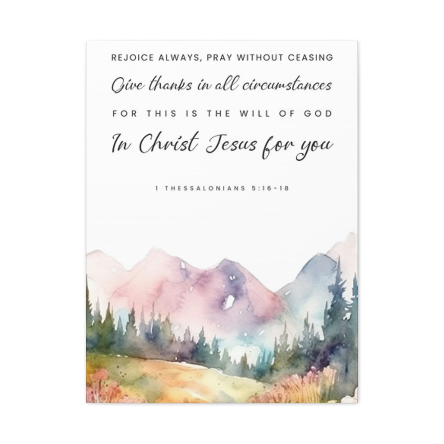 Quotes And Mountain Painting Wall Art & Canvas Prints