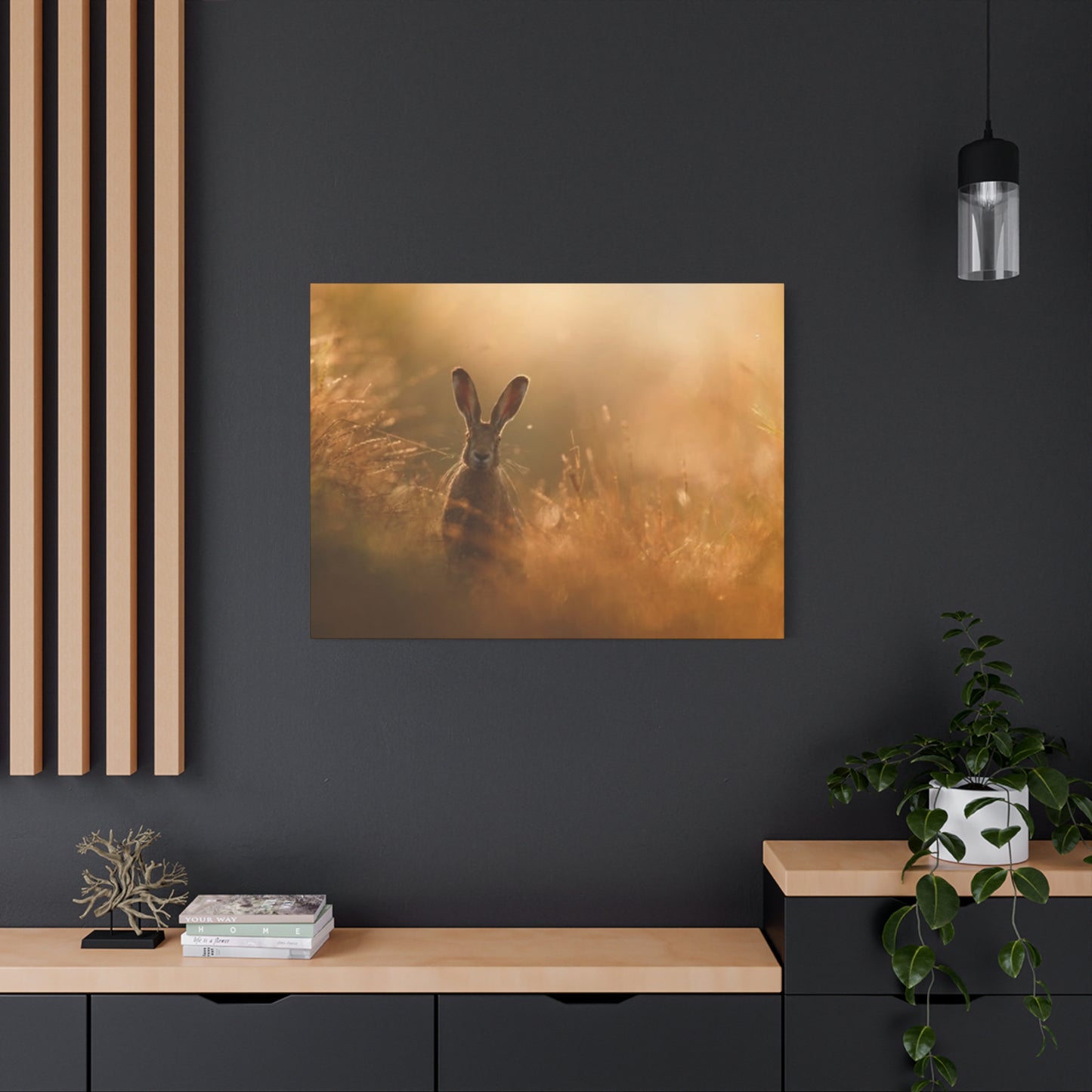Long Ear Brown Bunny Wall Art & Canvas Prints