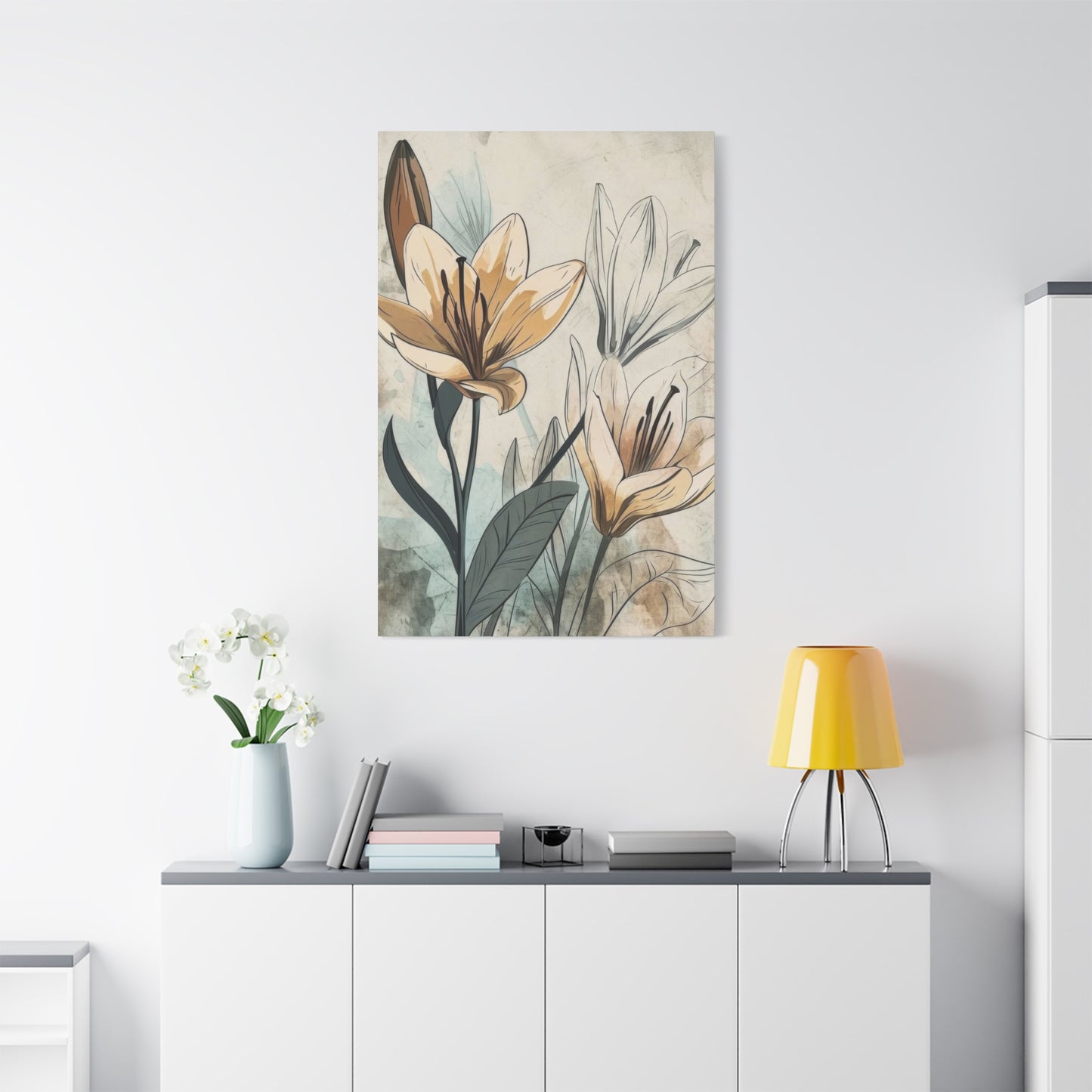 Flowers Earth Tones Wall Art & Canvas Prints