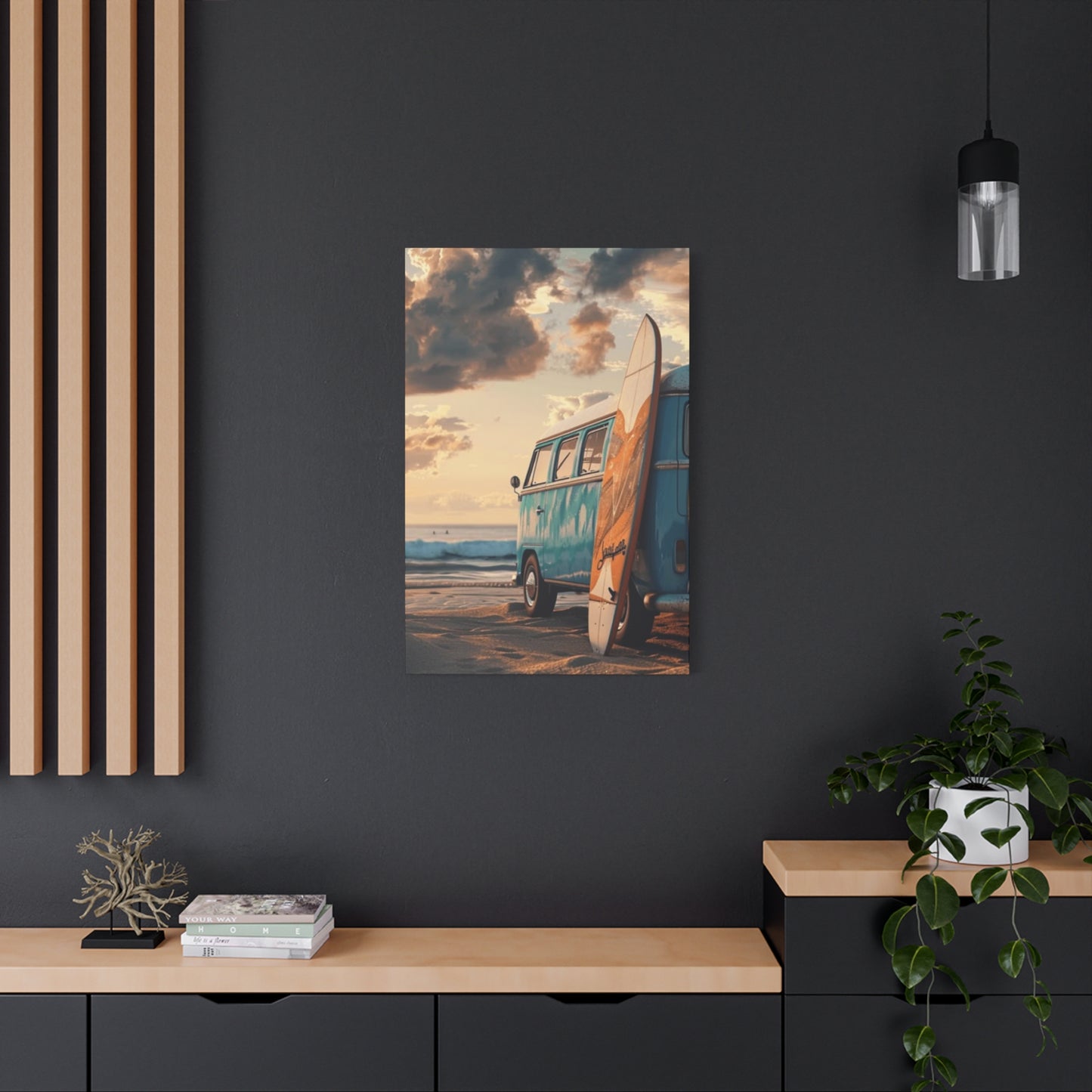 Beach Van And Surfing Wall Art & Canvas Prints