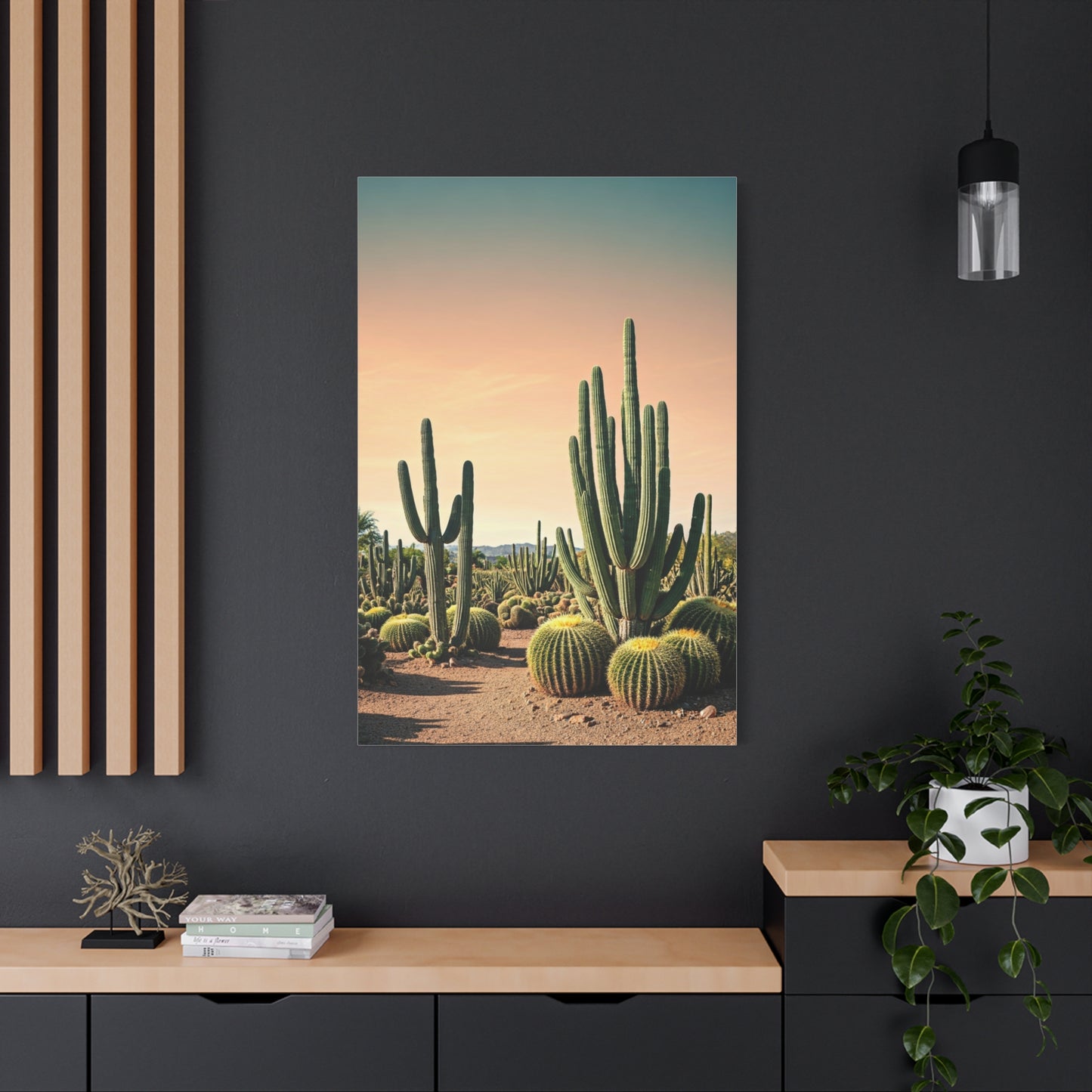 Sonoran Desert Cactus Garden Wall Art & Canvas Prints
