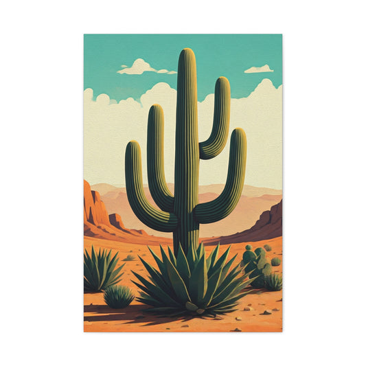 Southwest Saguaro Desert Landscape Wall Art & Canvas Prints