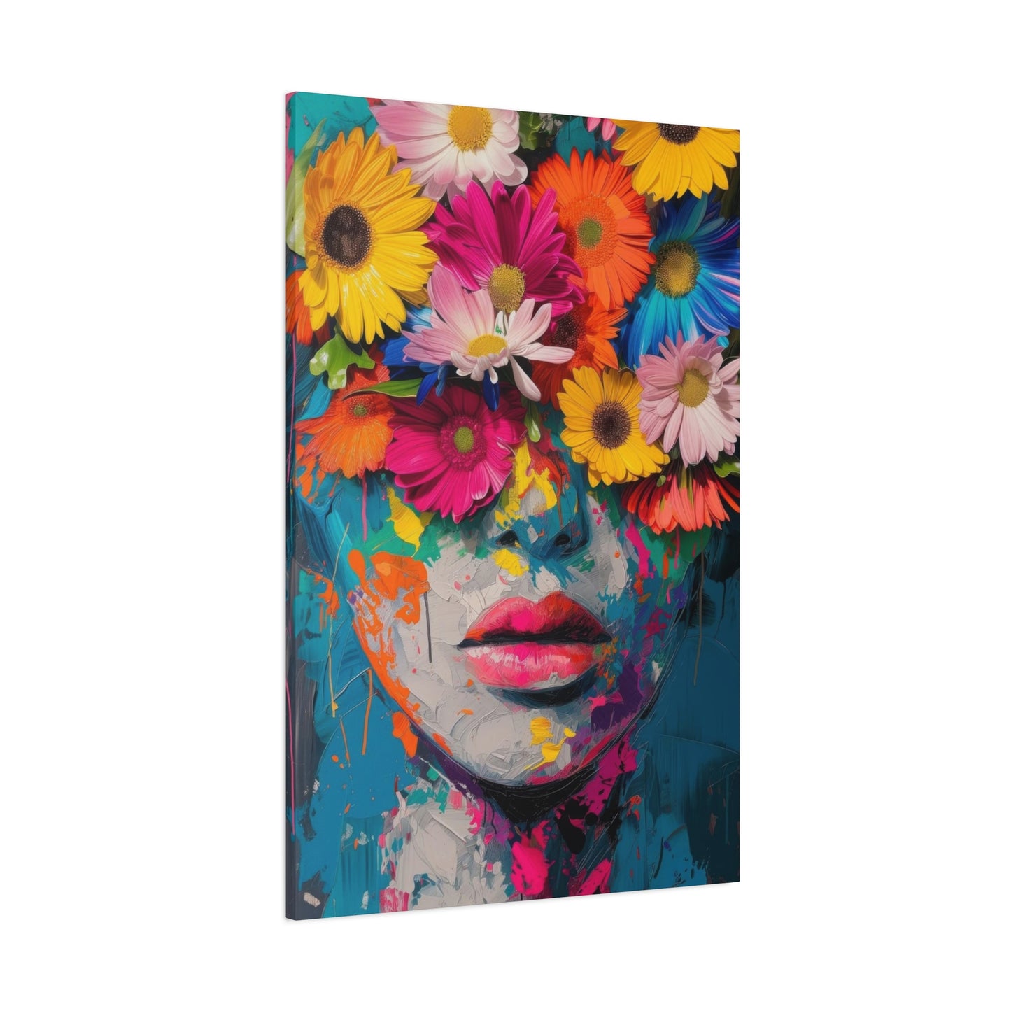 Flower Face Fresh Wall Art & Canvas Prints