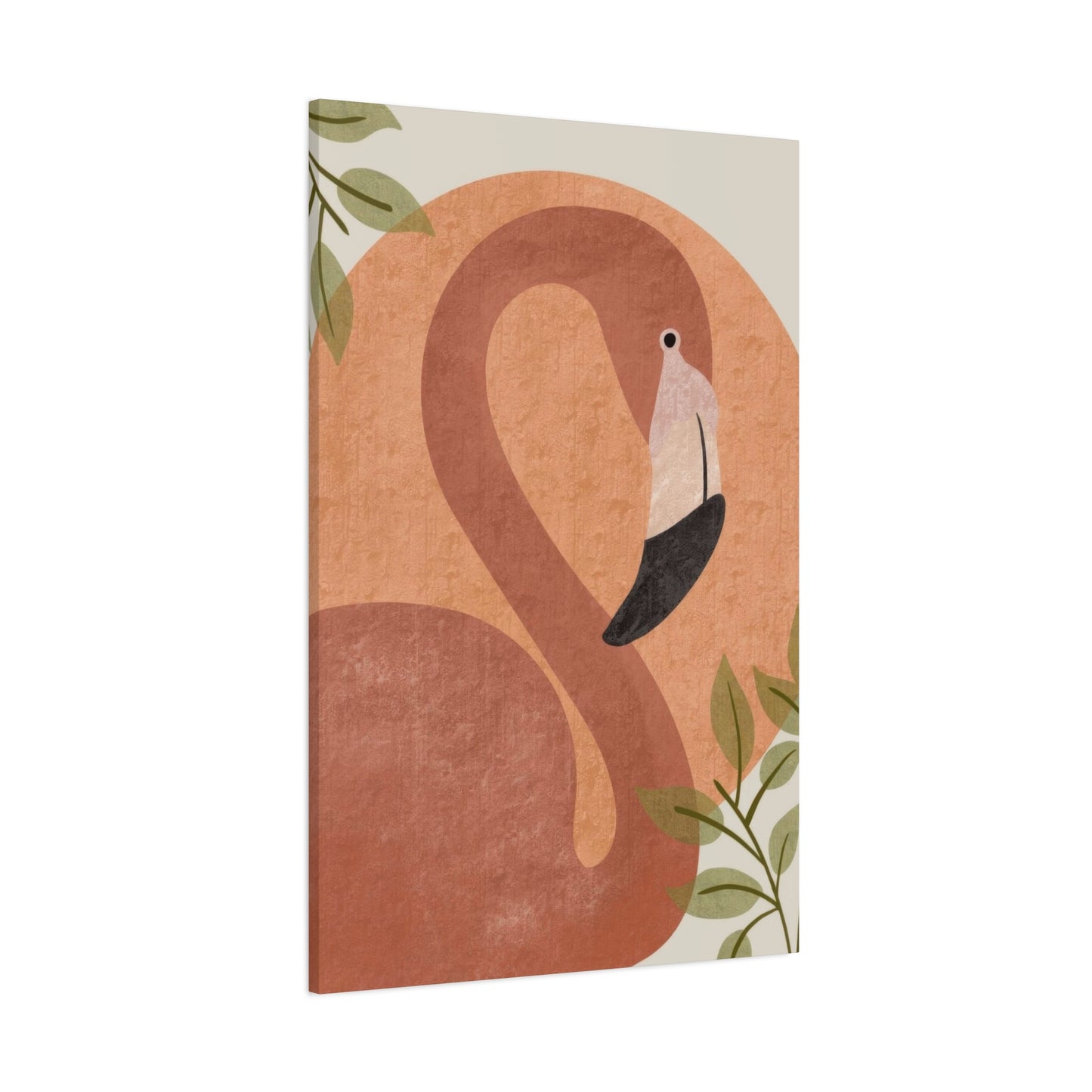 Flamingo Earth Tones Wall Art & Canvas Prints