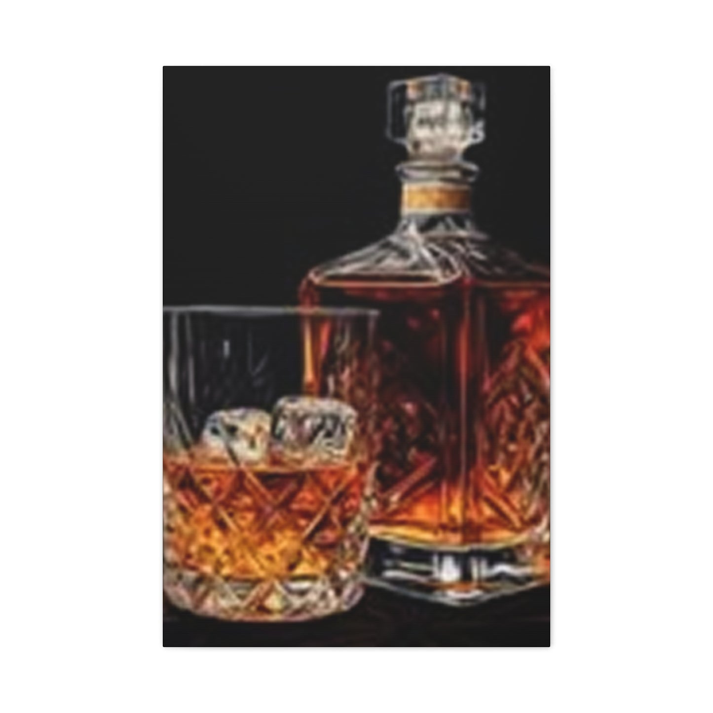 Ice Whiskey Photography Wall Art & Canvas Prints