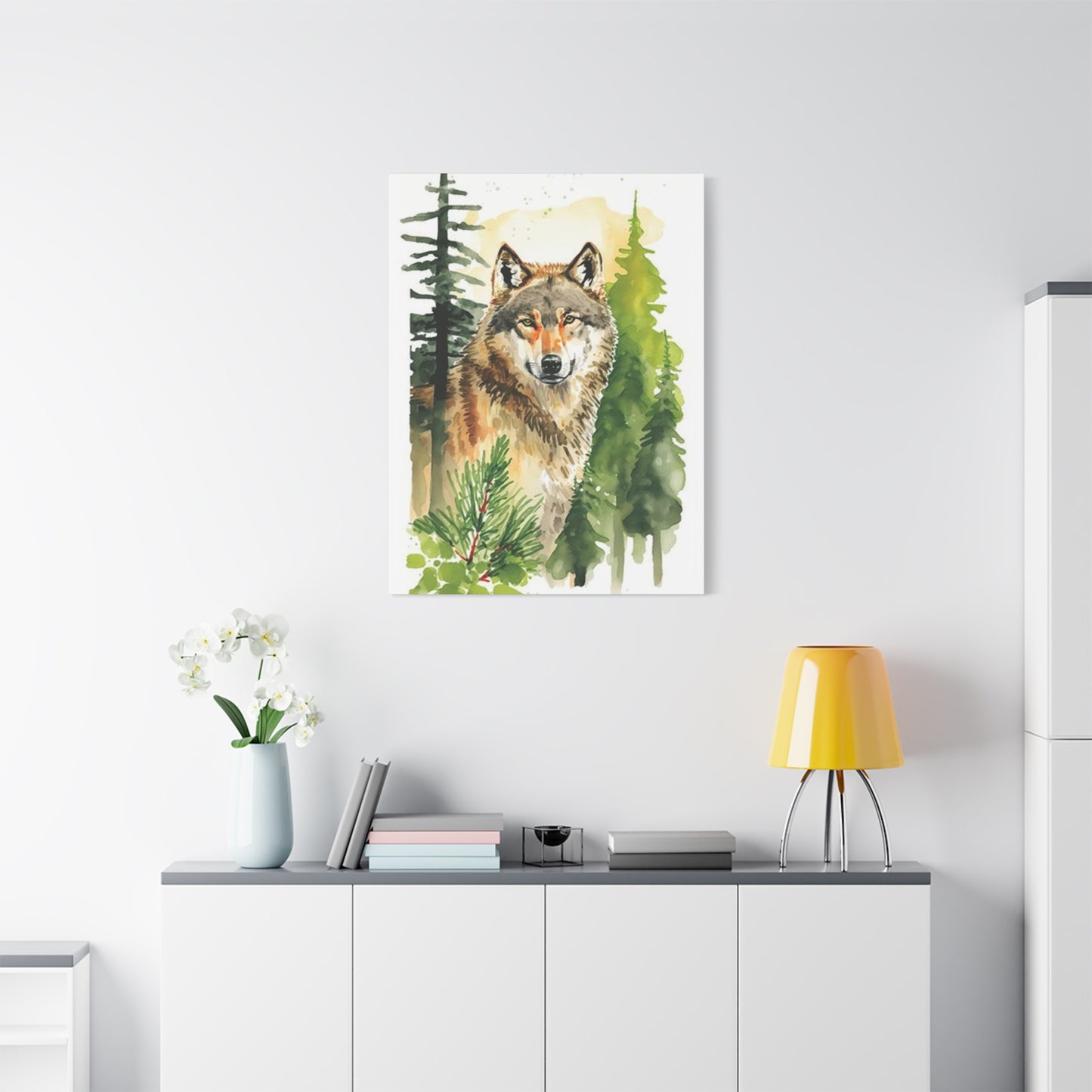 Wolf Painting Wall Art & Canvas Prints