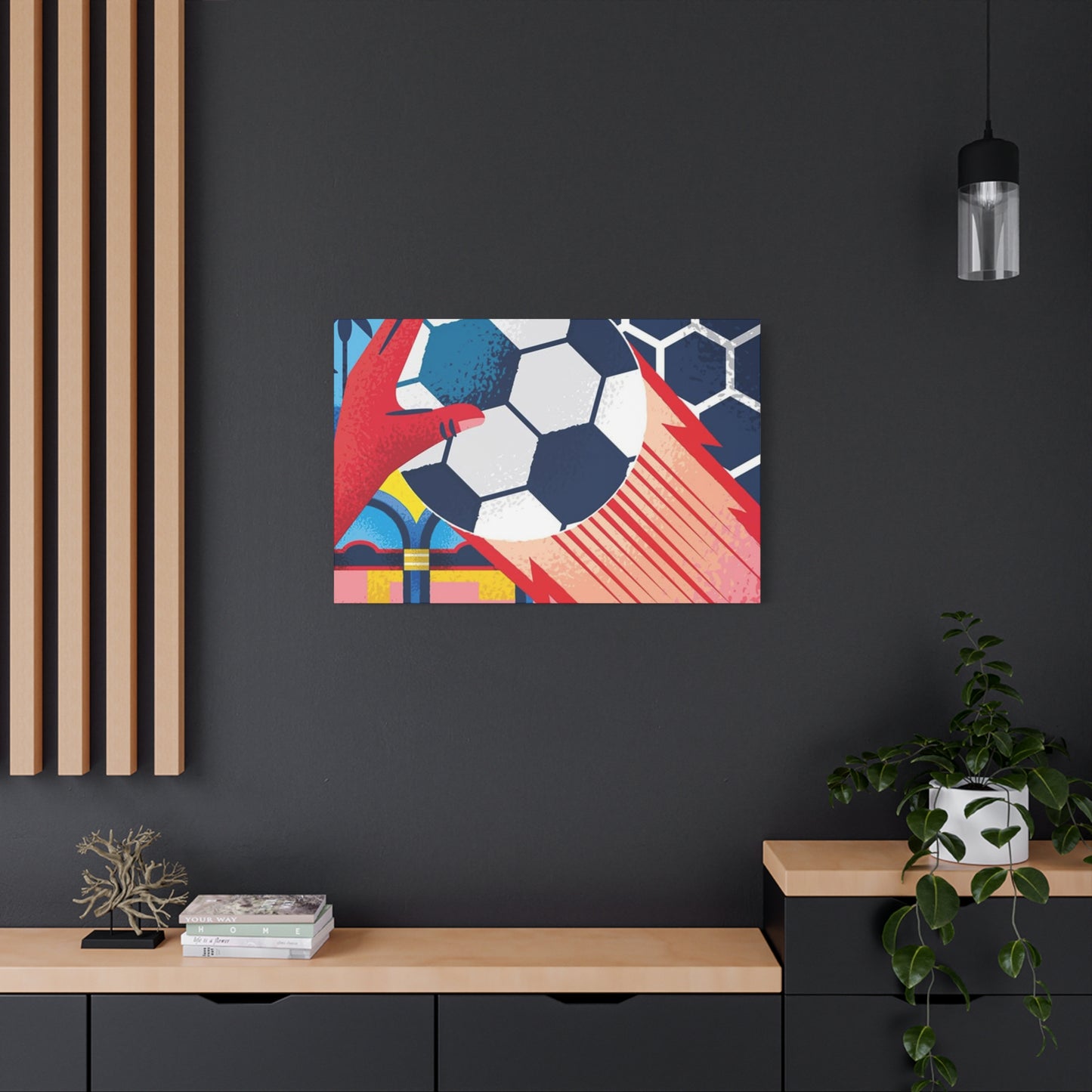 Football Painting Wall Art & Canvas Prints