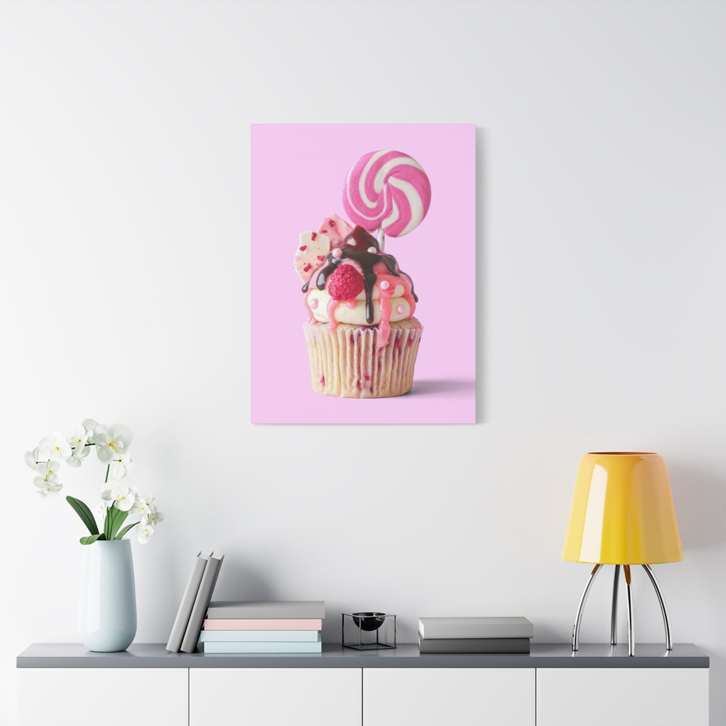 Candy Meadow Cupcake Wall Art & Canvas Prints