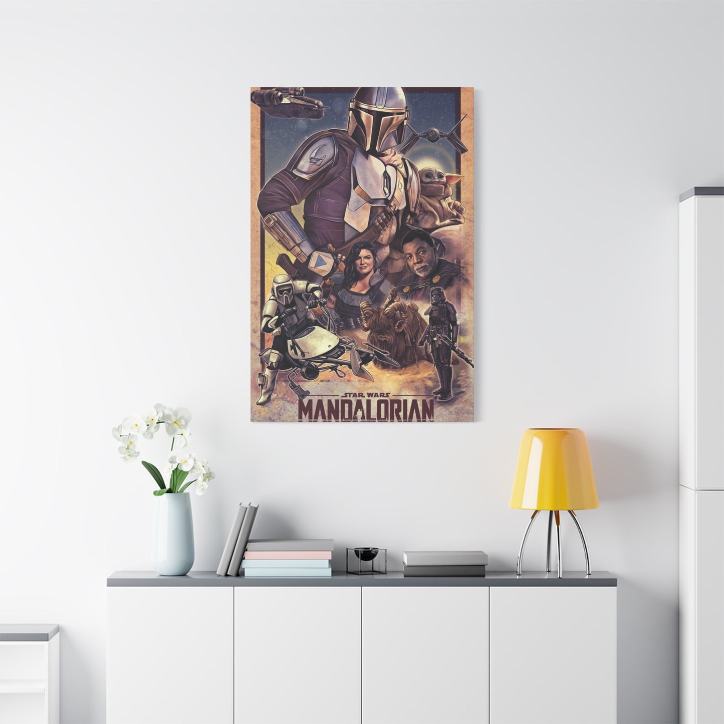 Mandalorian Poster Wall Art & Canvas Prints