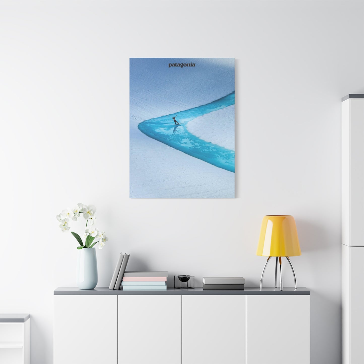 Patagonia River Skiing Wall Art & Canvas Prints