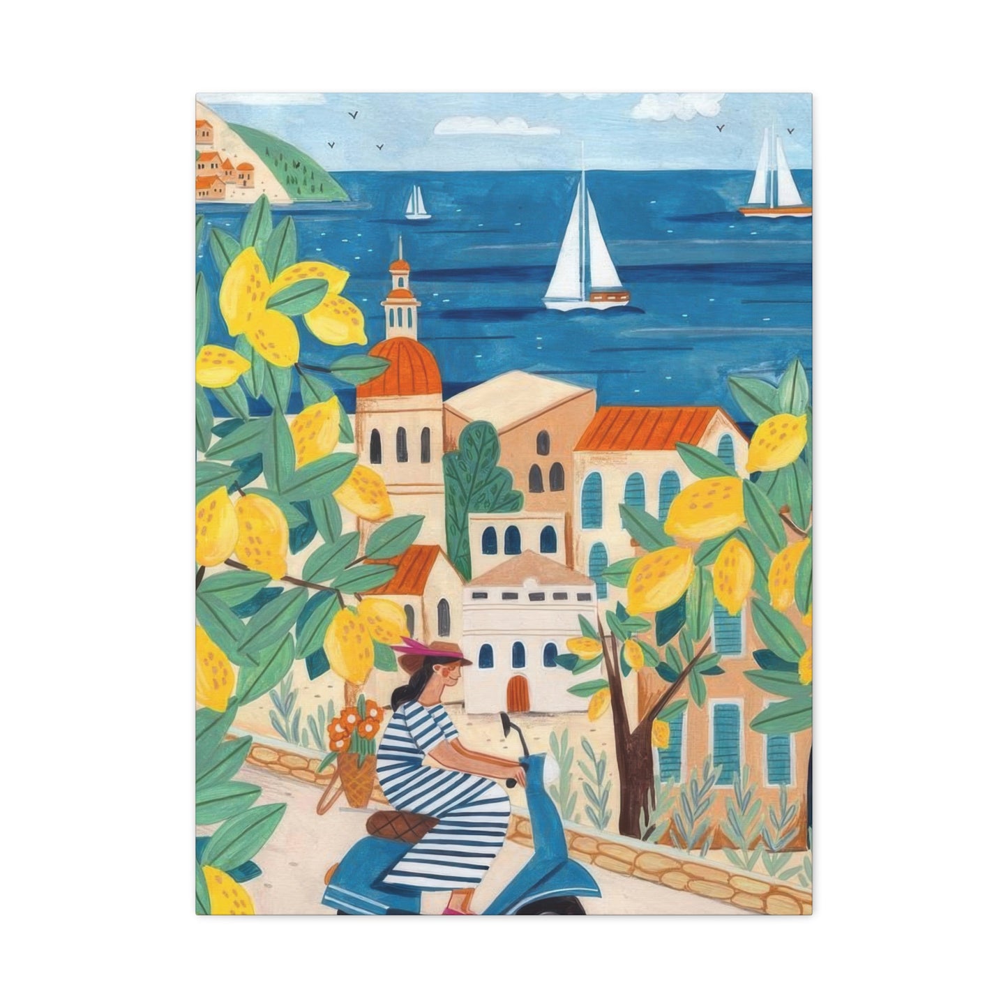 Amalfi Coast Travel Caroline Italy Wall Art & Canvas Prints