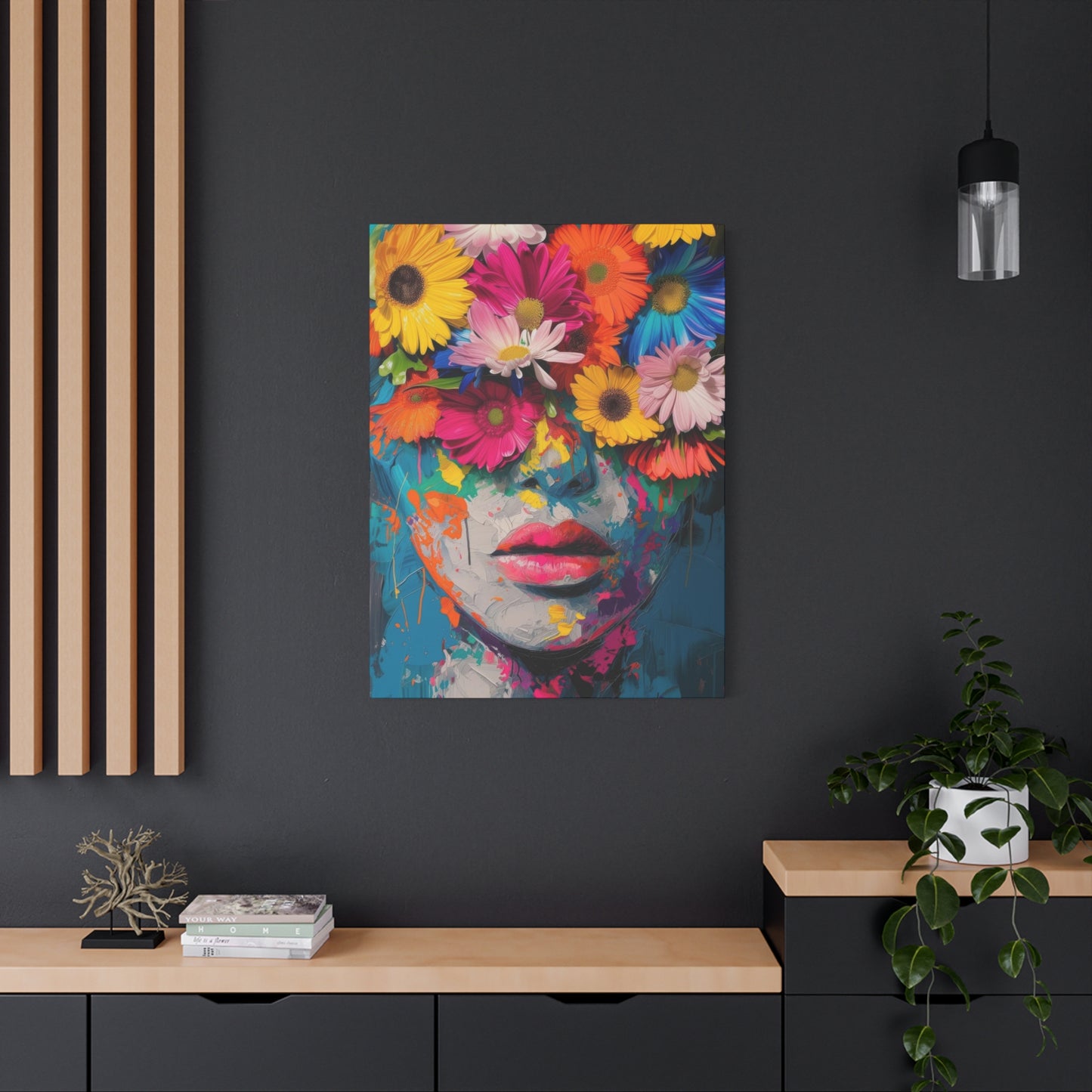 Flower Face Fresh Wall Art & Canvas Prints
