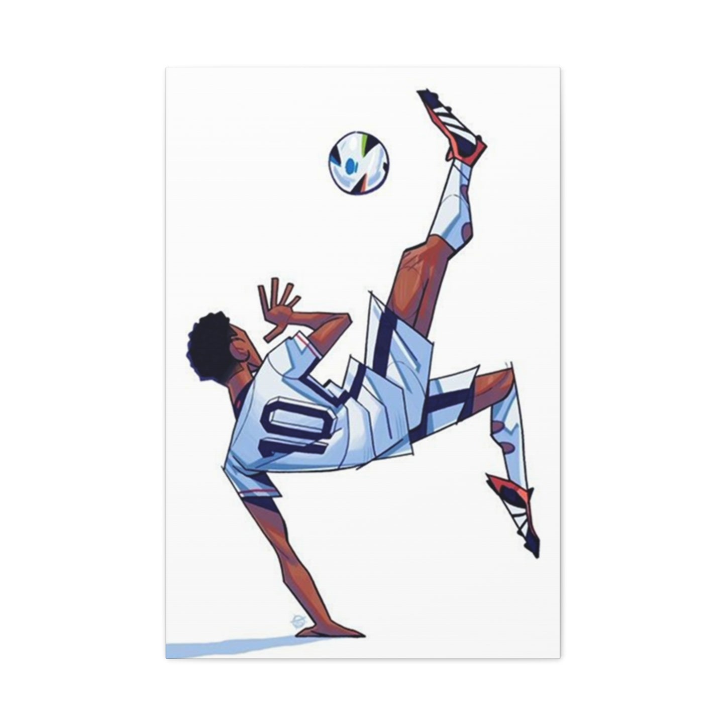 Animated Football Player Wall Art & Canvas Prints