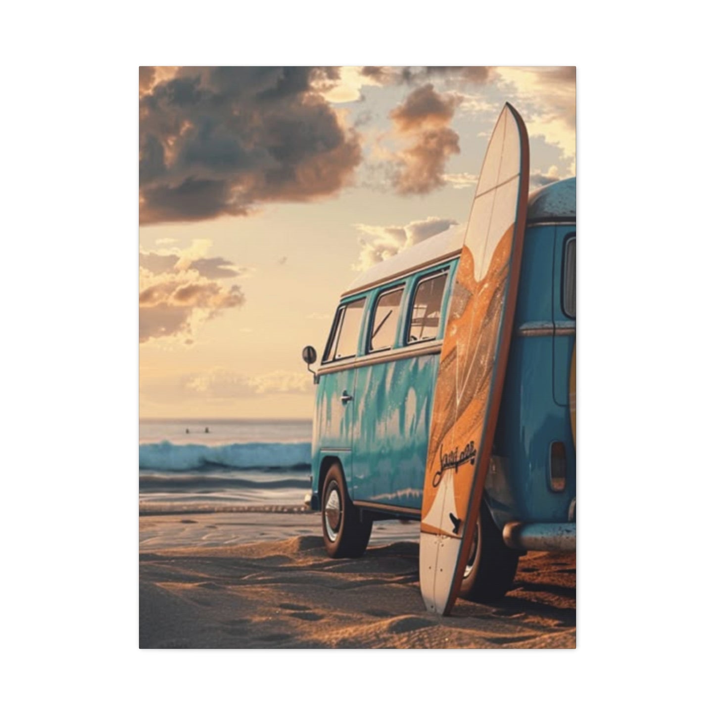 Beach Van And Surfing Wall Art & Canvas Prints