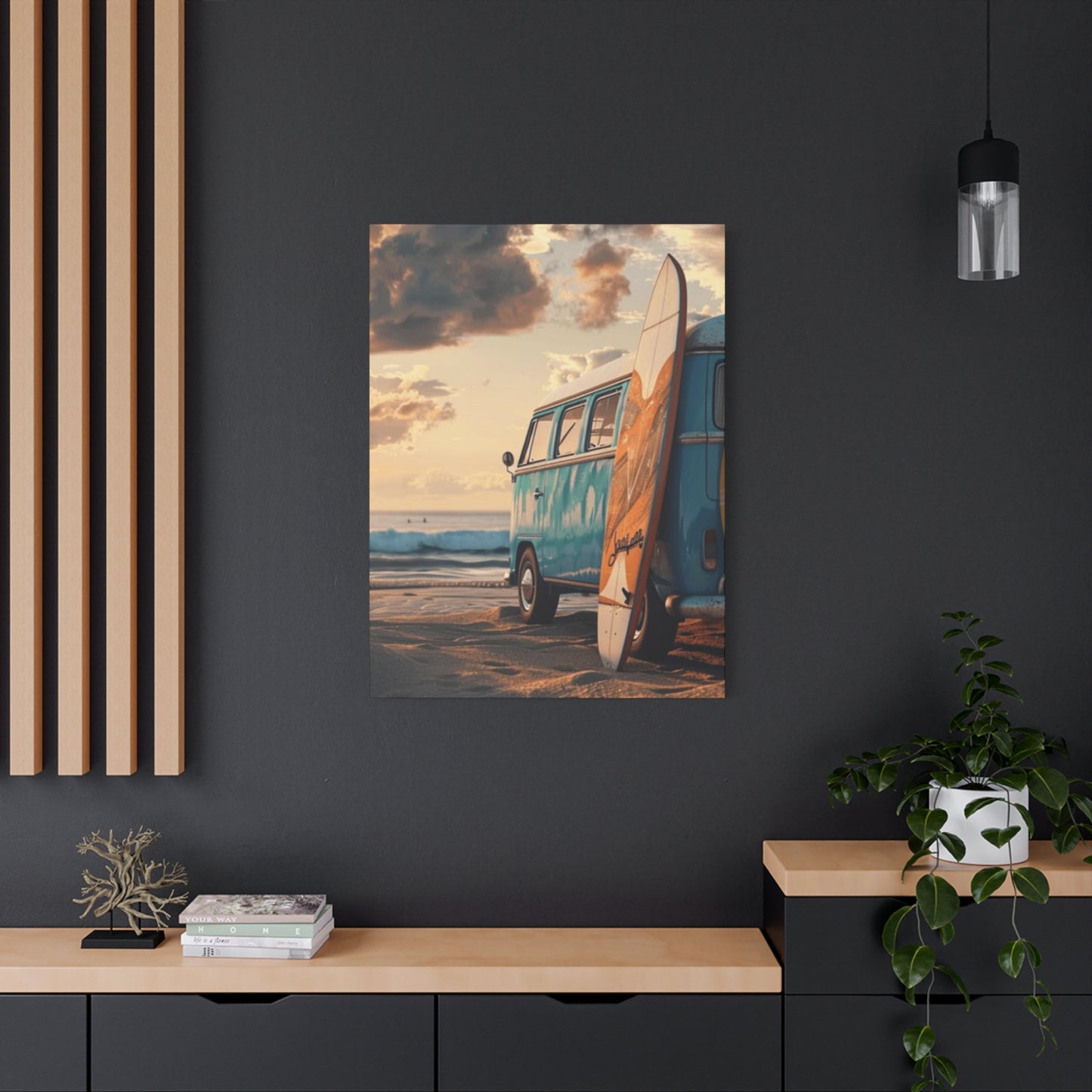 Beach Van And Surfing Wall Art & Canvas Prints