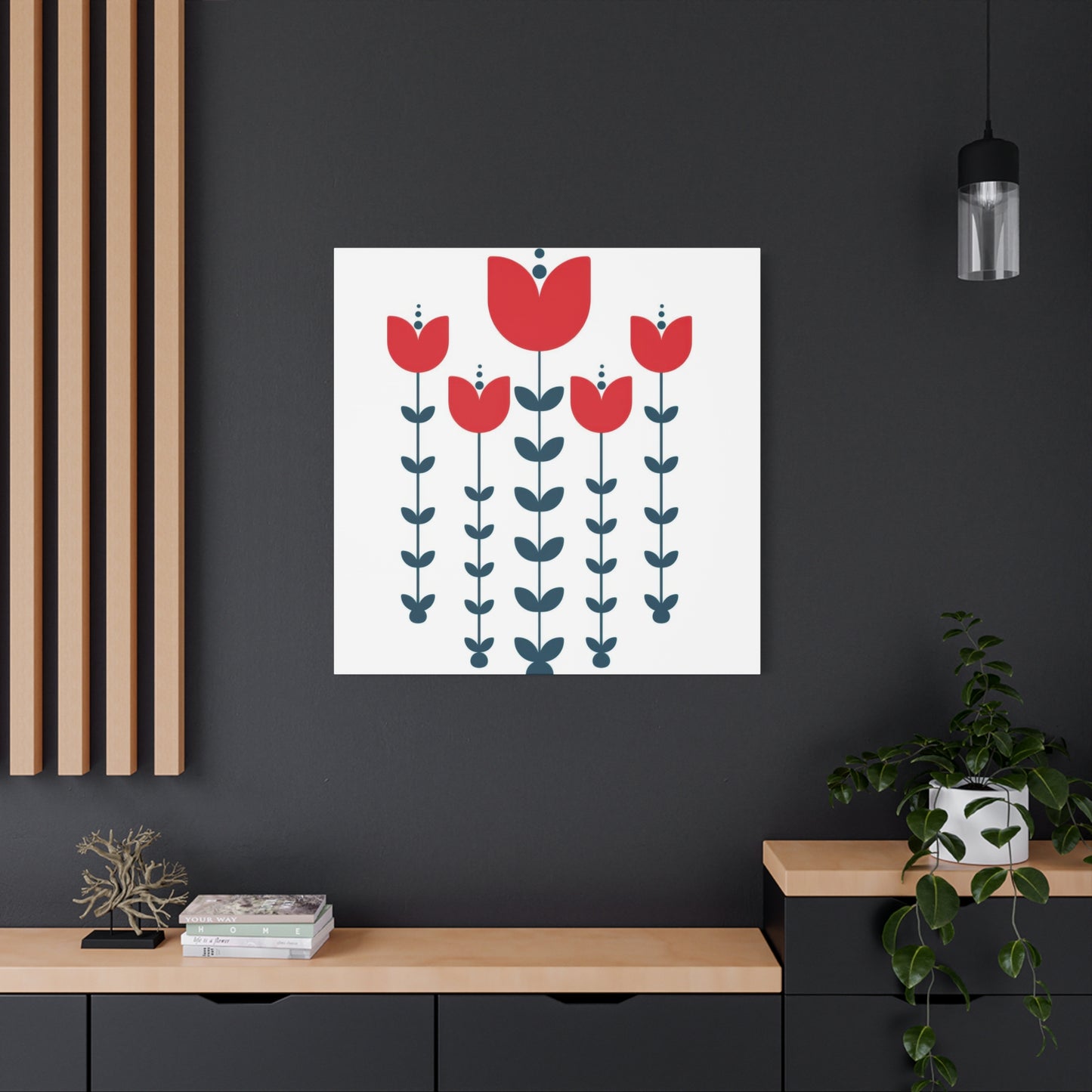 Abstract Flowers 2 Wall Art & Canvas Prints