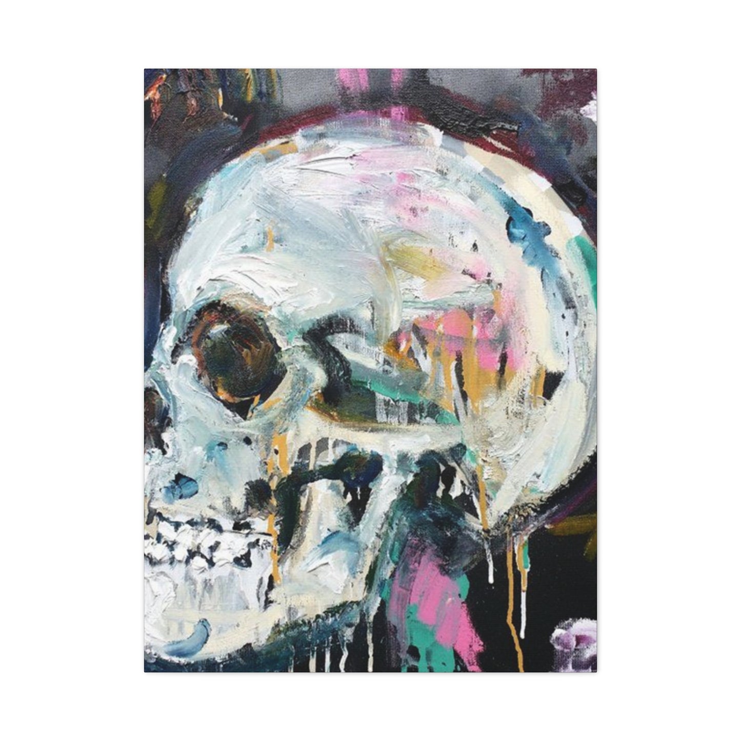 Skull Painting Wall Art & Canvas Prints