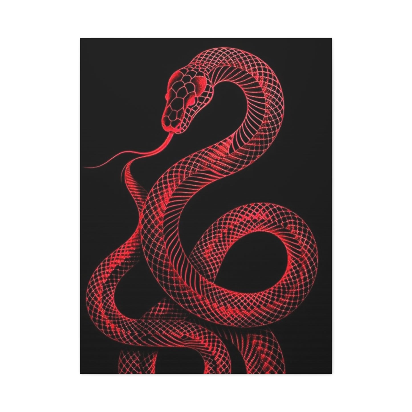 The Red Snake Poster Wall Art & Canvas Prints