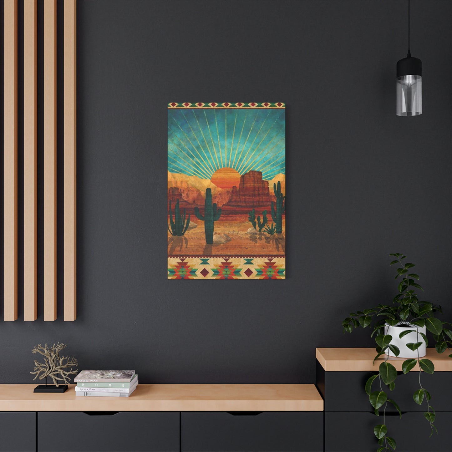 Sunrise In A Desert Wall Art & Canvas Prints