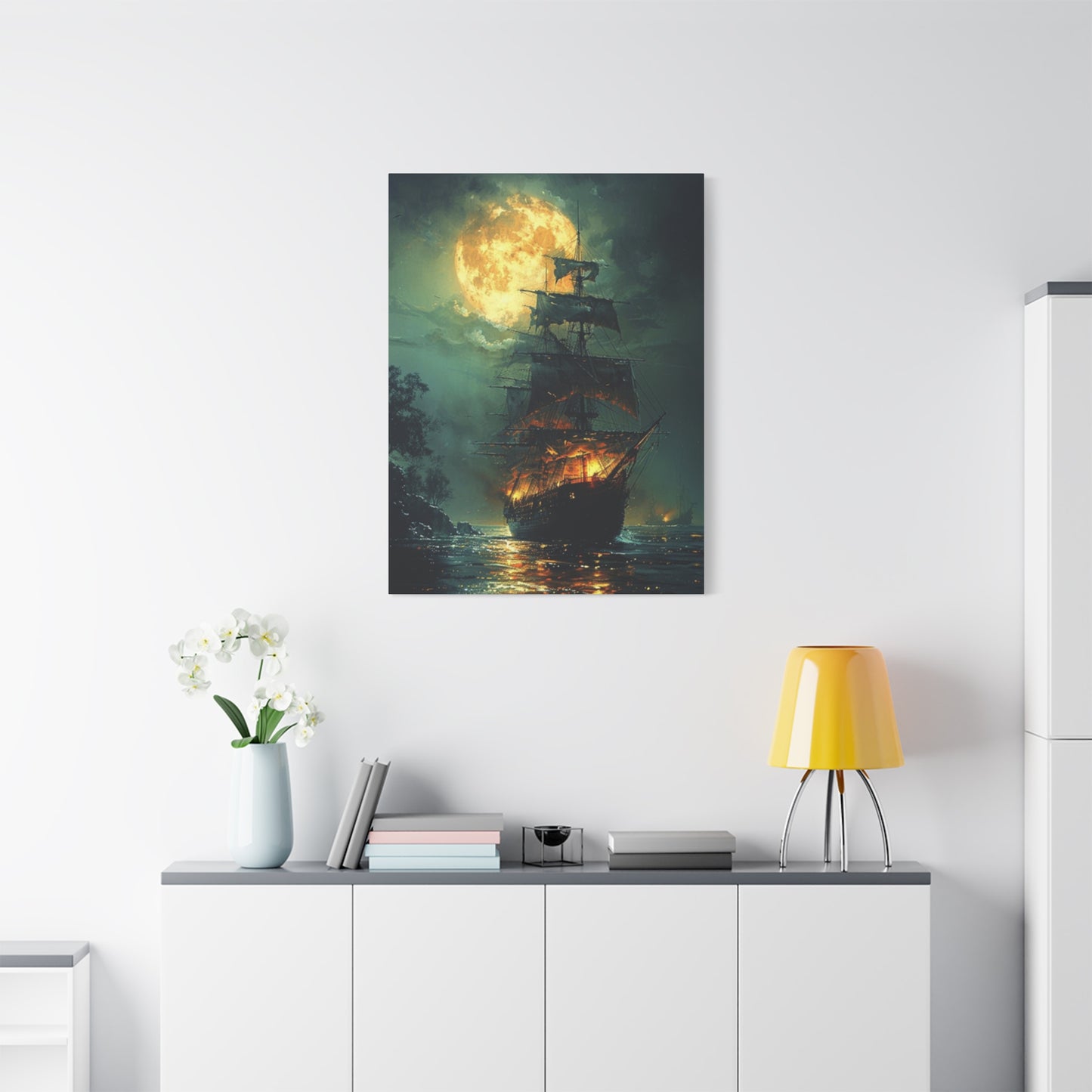 Large Ship Sailing Painting Wall Art & Canvas Prints