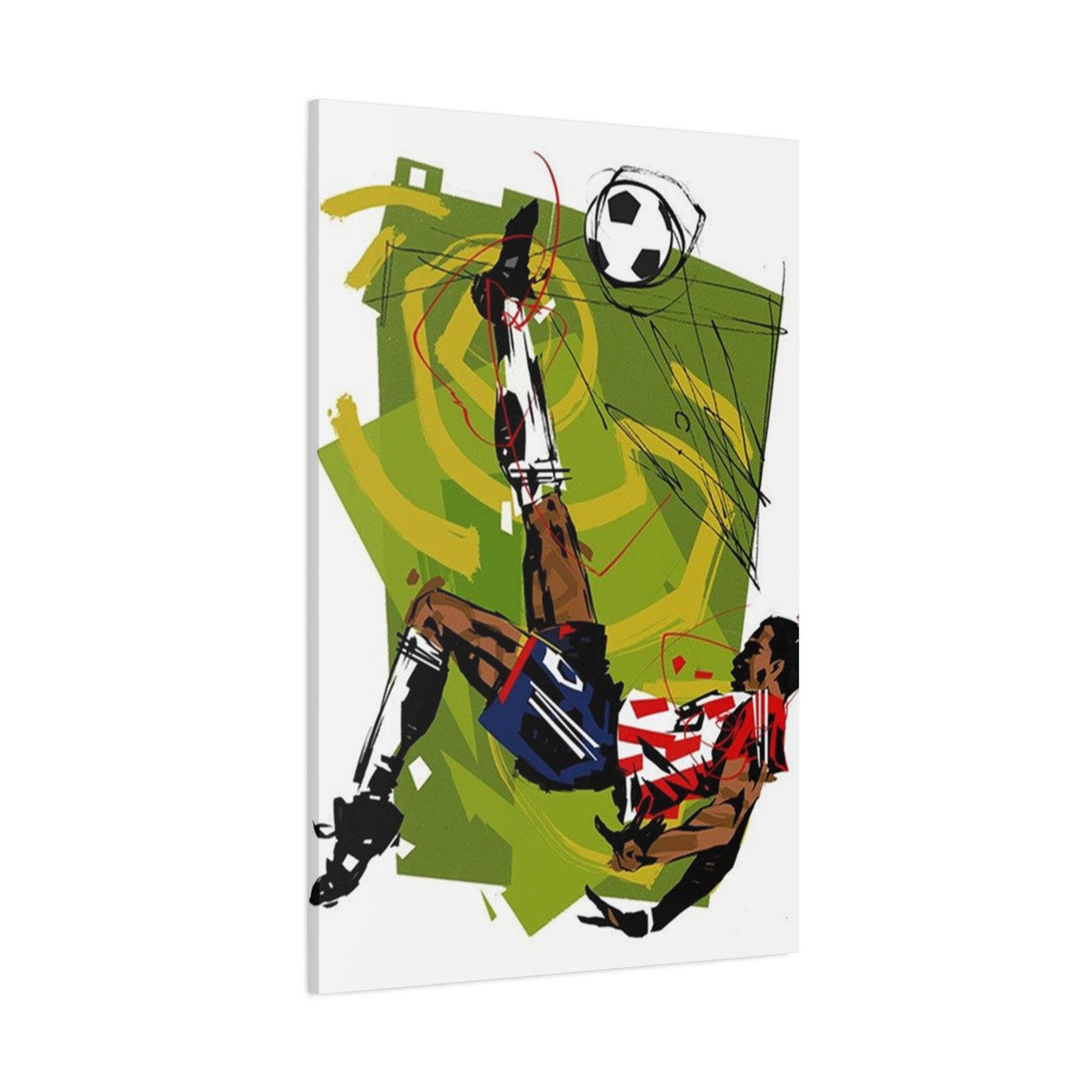 Football Reverse Kick Wall Art & Canvas Prints