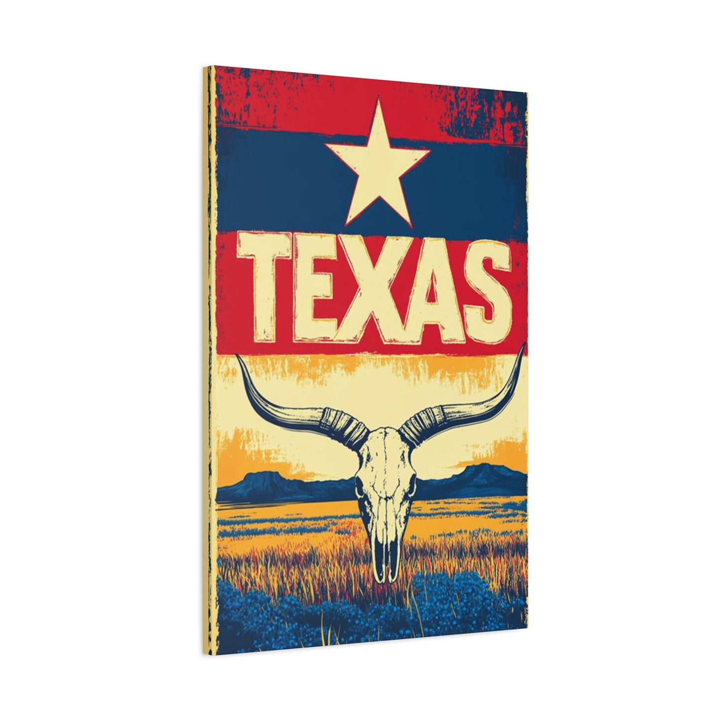 Landscape Of The Texas State Poster Wall Art & Canvas Prints