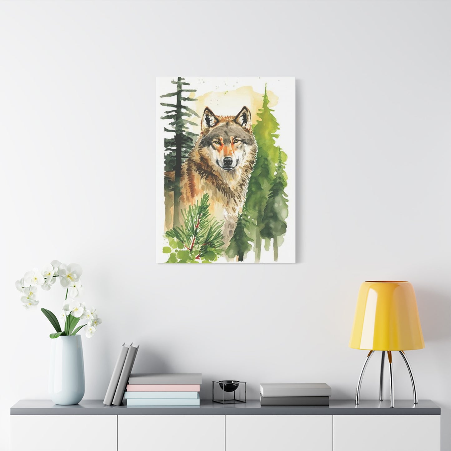 Wolf Painting Wall Art & Canvas Prints