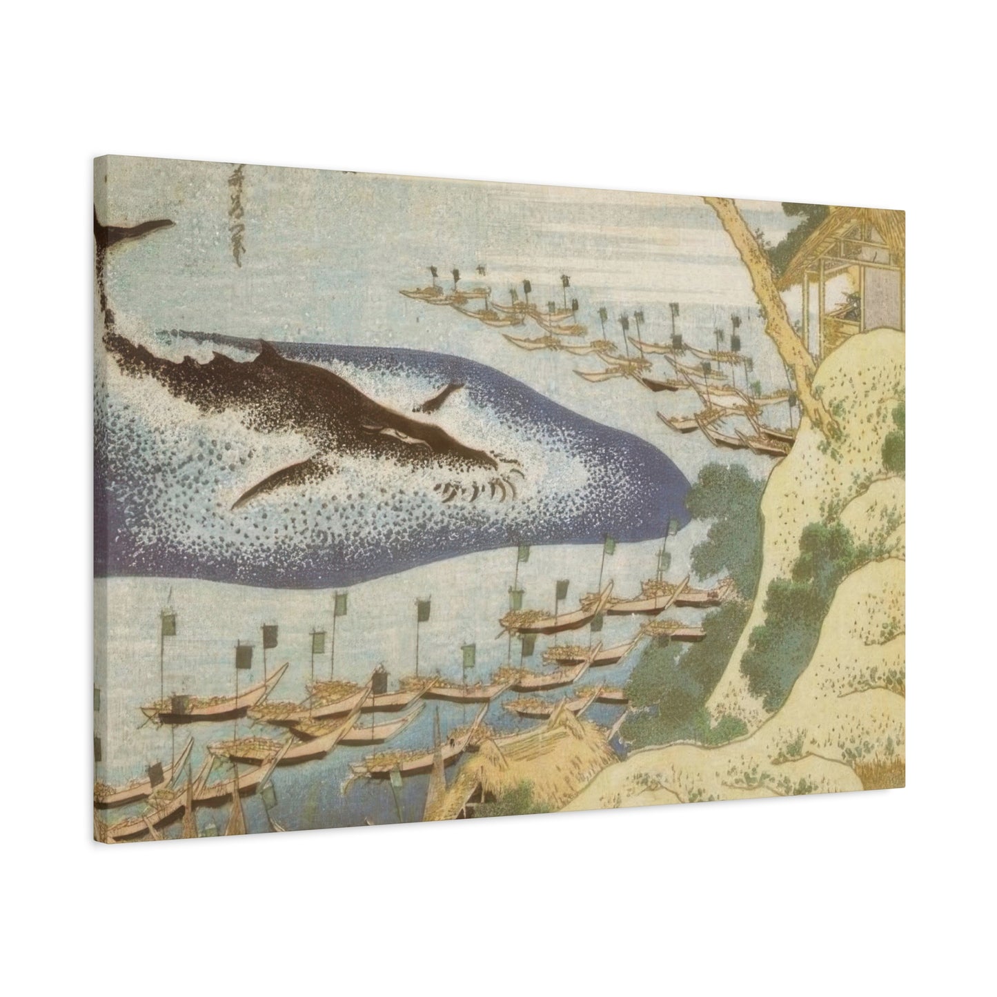 Katsushika Hokusai Whalling Off The Goto Islands Wall Art & Canvas Prints