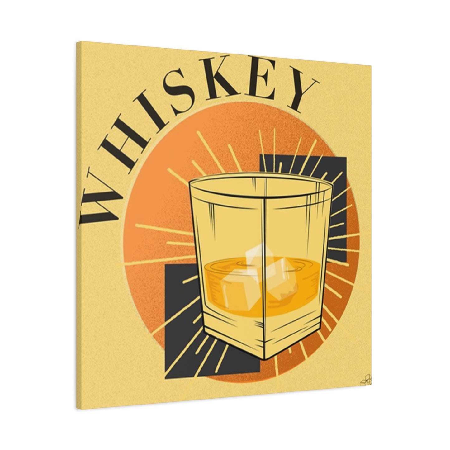 Whiskey Abstract Drinks Wall Art & Canvas Prints