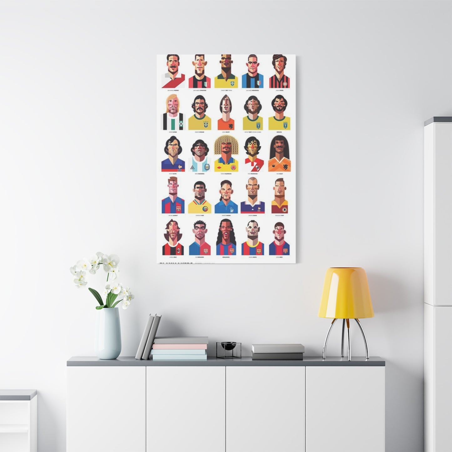Animated Faces Of Football Wall Art & Canvas Prints